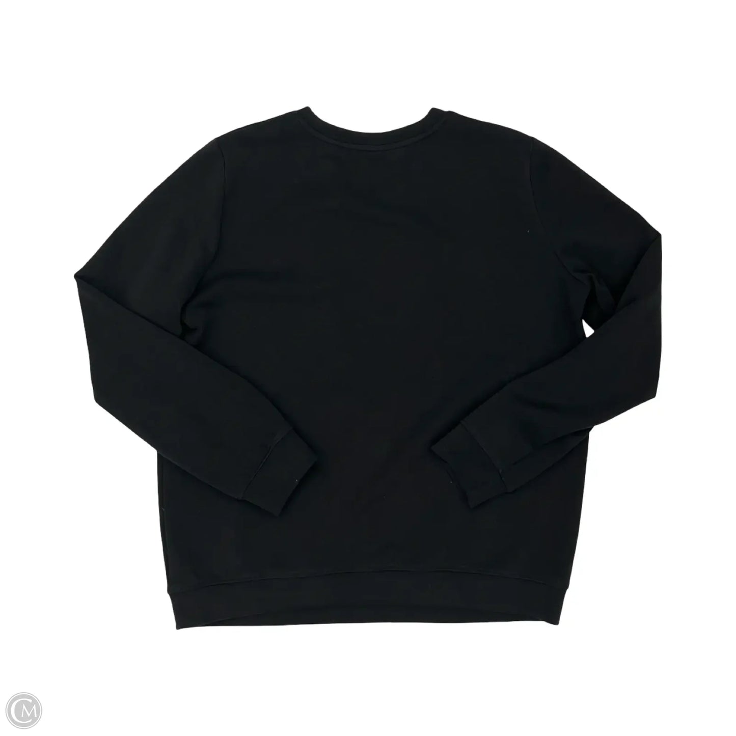 Athletic Sweatshirt Crewneck By Zyia In Black, Size: Xl