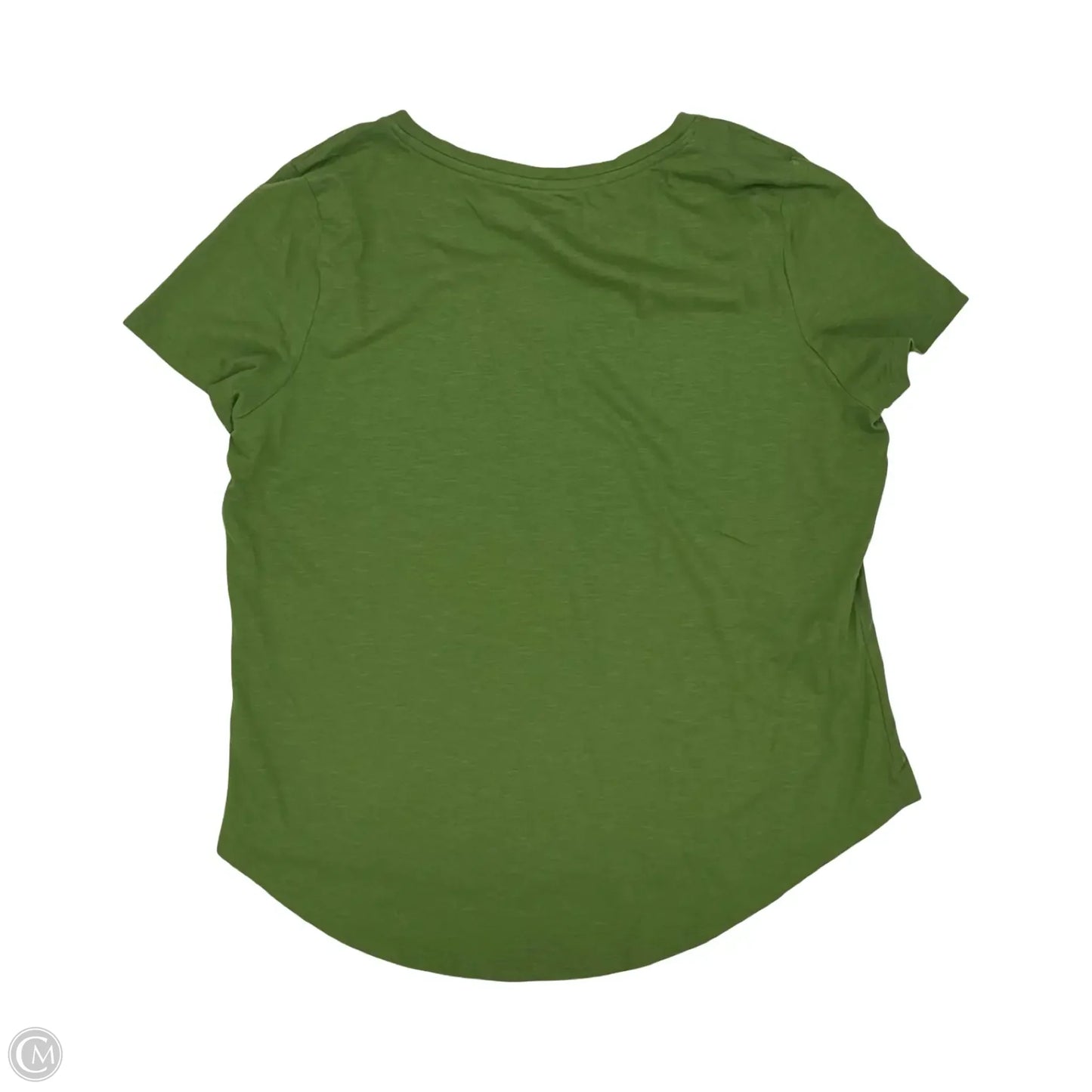 Top Short Sleeve Basic By Falls Creek In Green, Size: Xl
