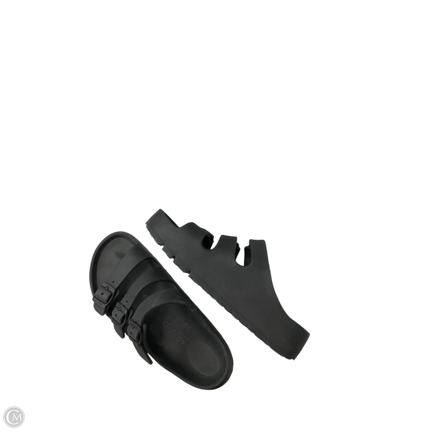 Sandals Heels Platform By Birkenstock In Black, Size: 9