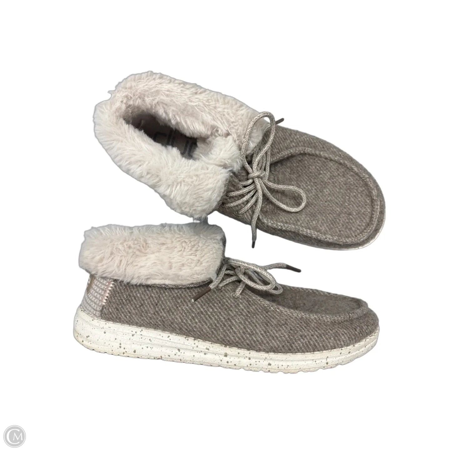 Shoes Flats By Hey Dude In Tan, Size: 6