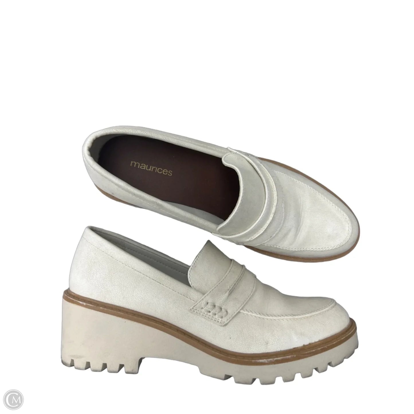 Shoes Heels Block By Maurices In Tan, Size: 9.5