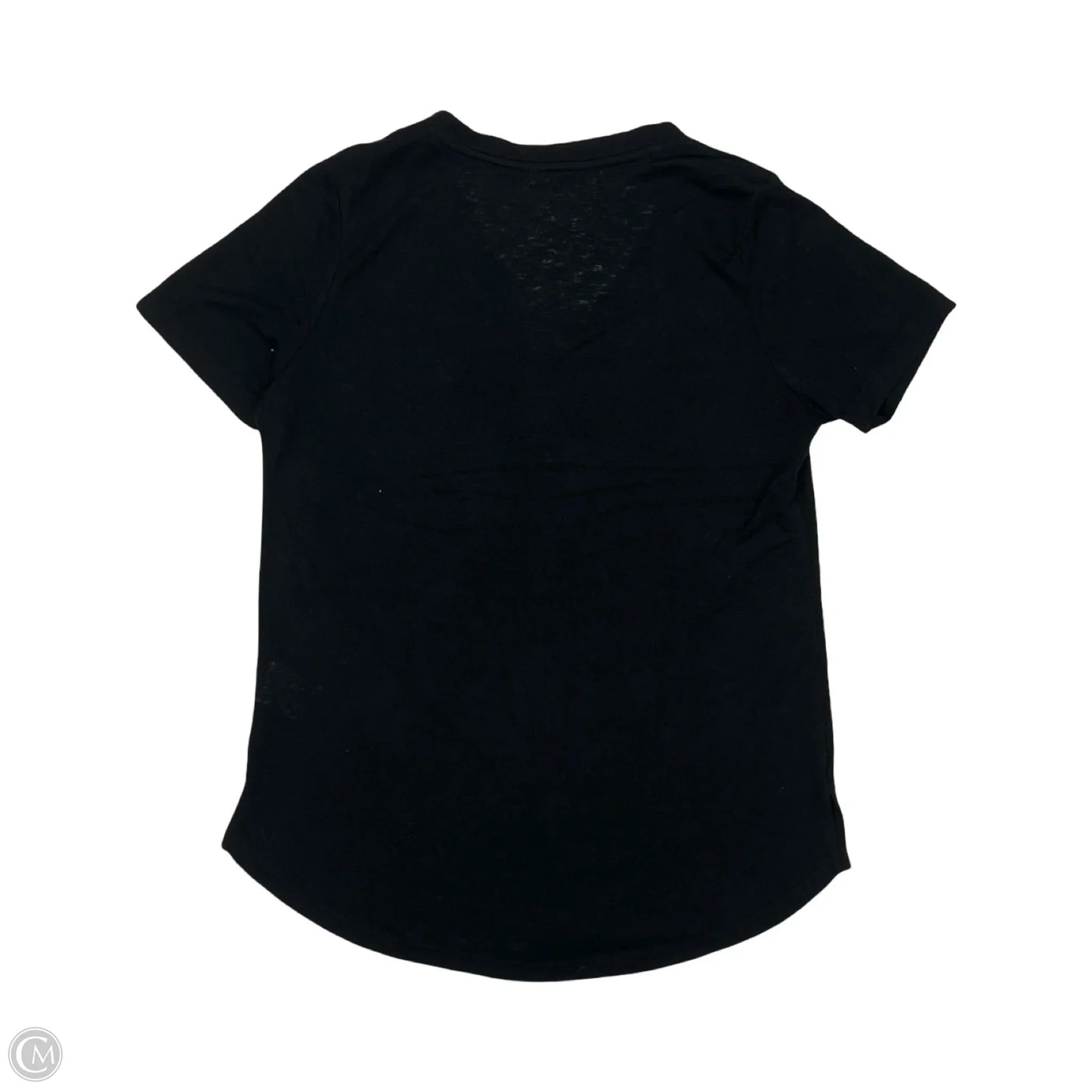 Top Short Sleeve By Gap In Black, Size: S