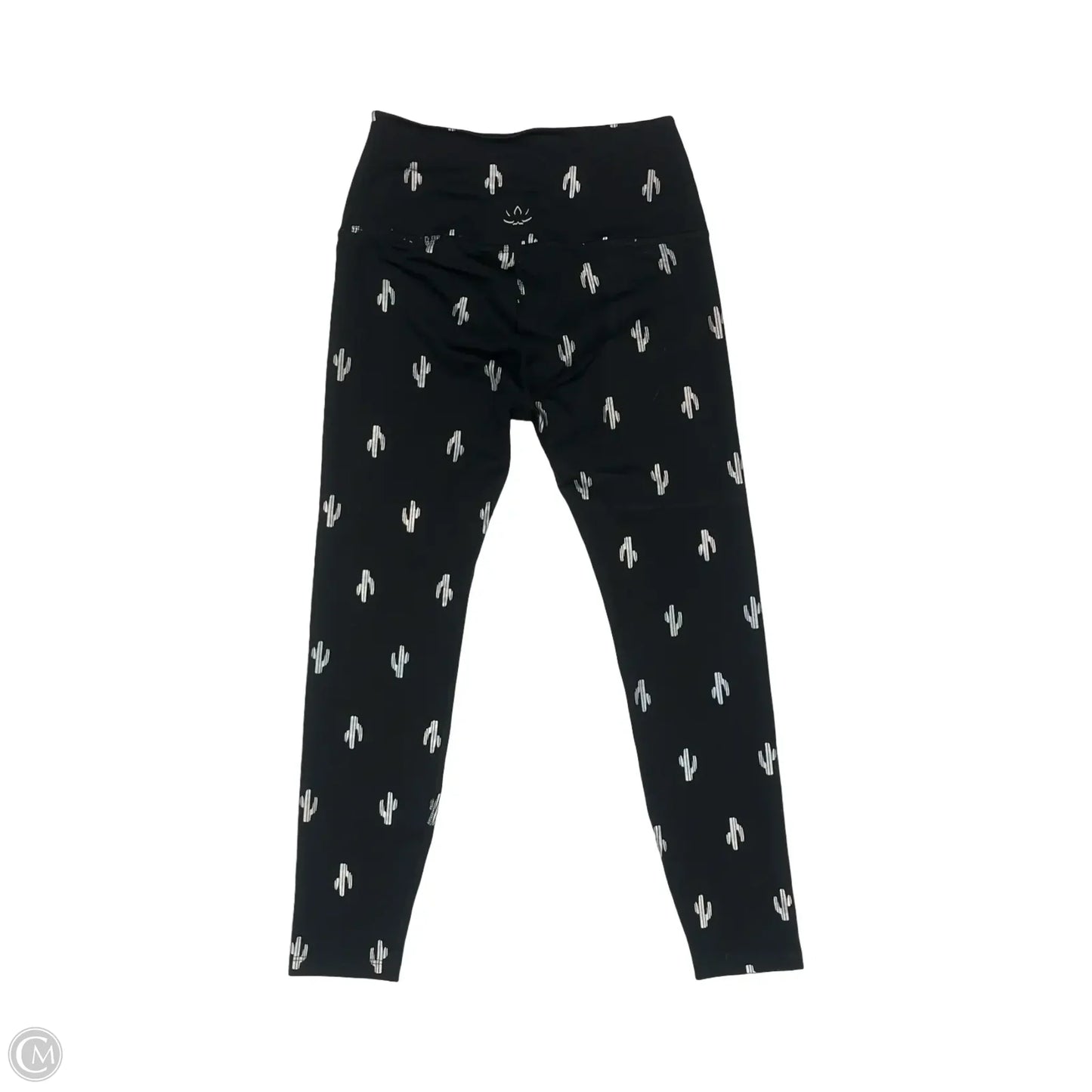 Athletic Leggings By Beyond Yoga In Black & Silver, Size: S