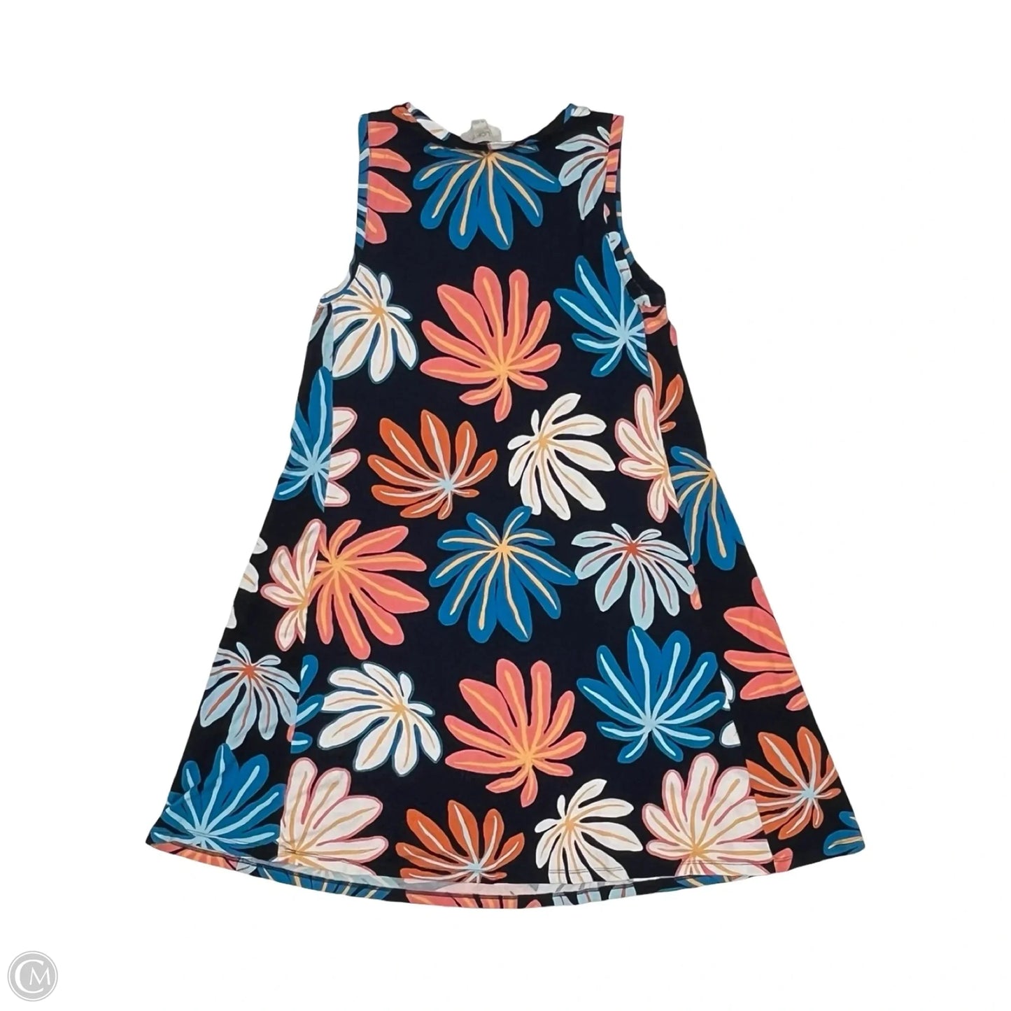 Dress Casual Short By Loft In Blue & Orange, Size: Xs