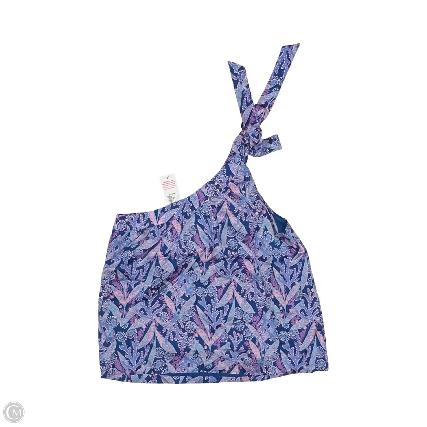 Top Sleeveless Designer By Lilly Pulitzer In Blue & Purple, Size: S