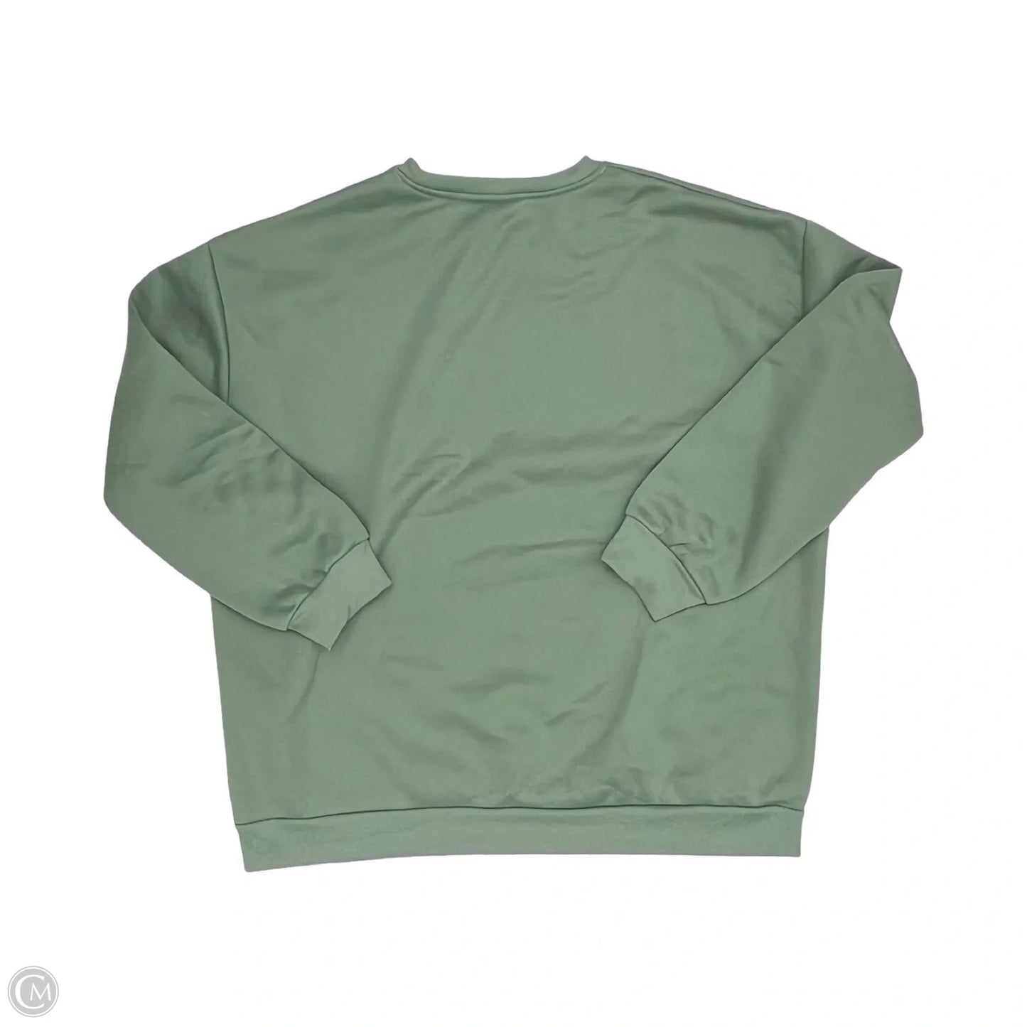 Sweatshirt Crewneck By Shein In Green, Size: 4x