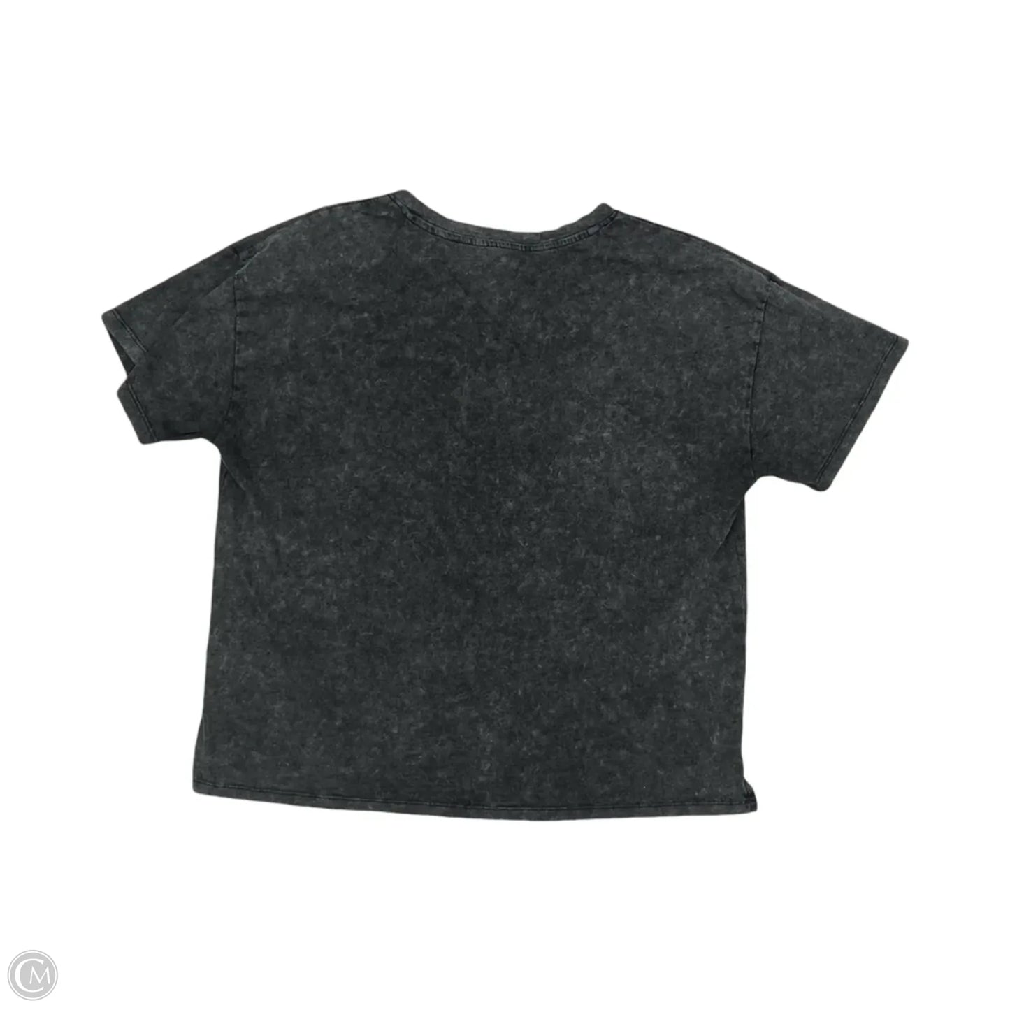 Top Short Sleeve By Maurices In Grey, Size: L