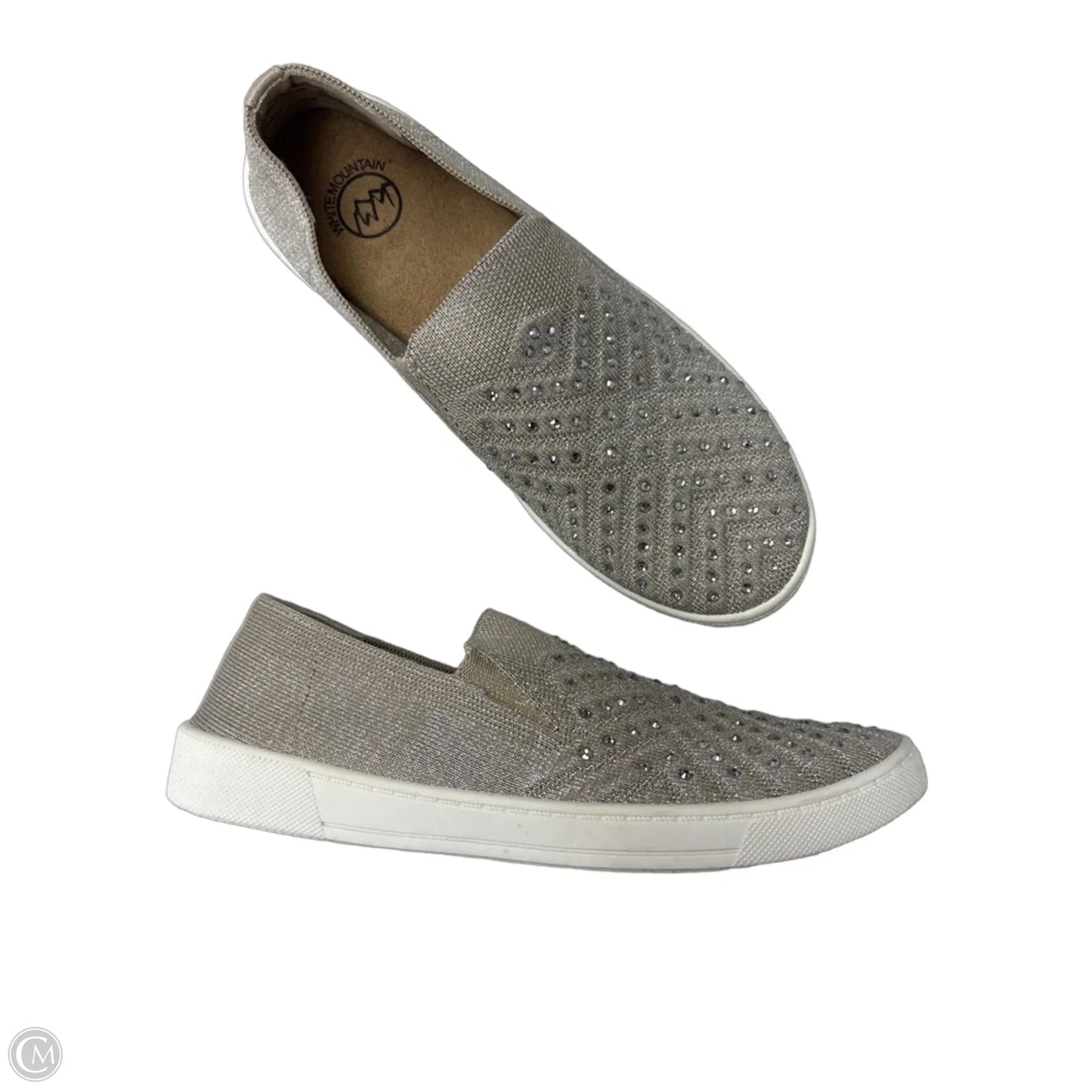 Shoes Flats By White Mountain In Gold, Size: 8