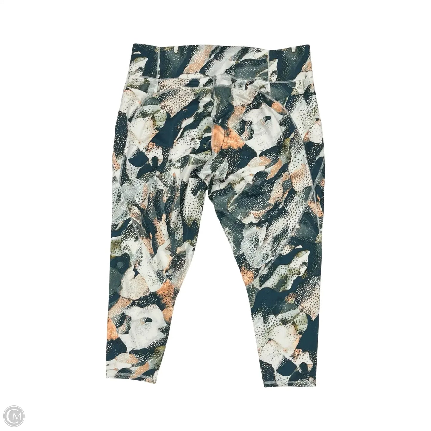 Athletic Leggings Capris By Flx In Green, Size: 2x