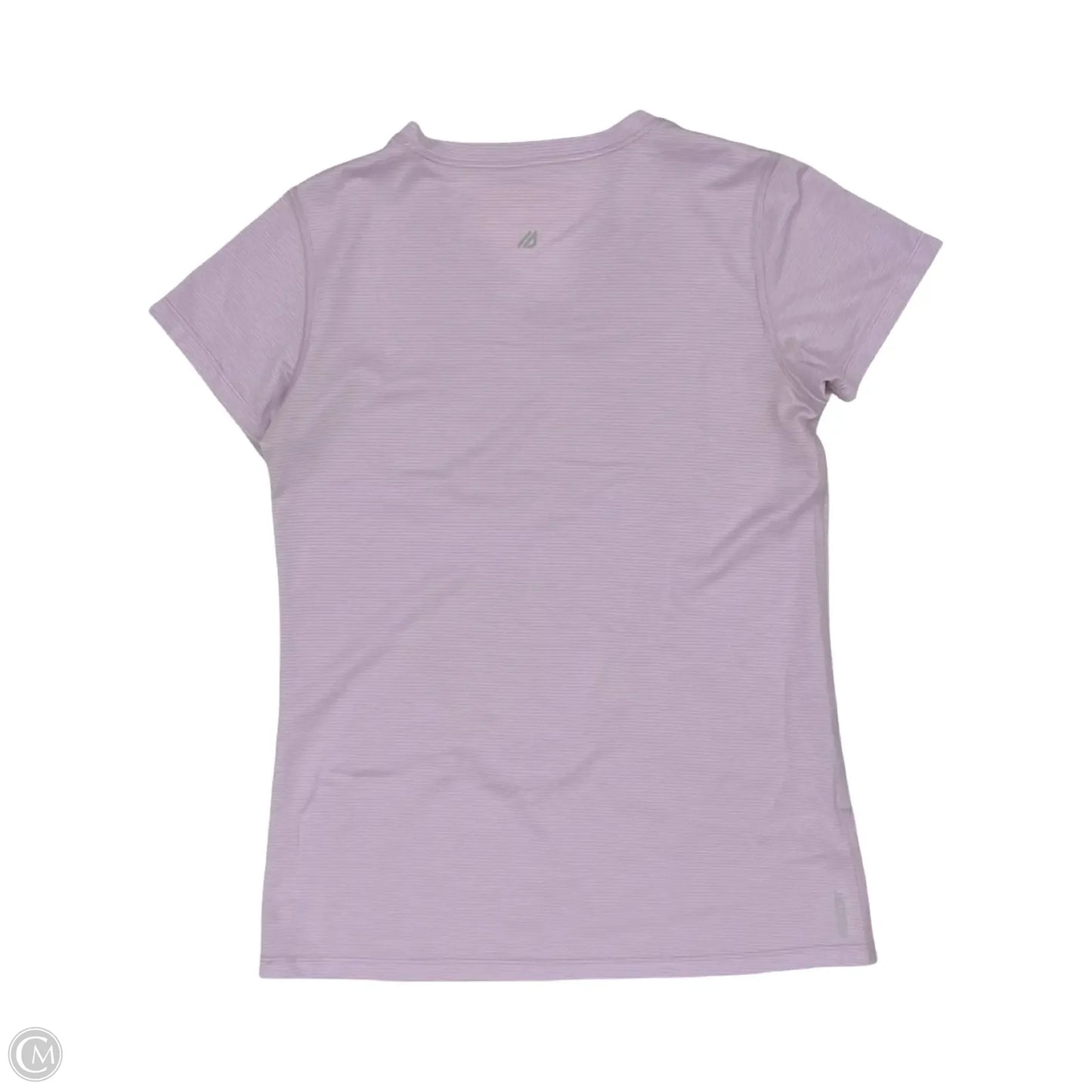 Athletic Top Short Sleeve By Eddie Bauer In Purple, Size: M