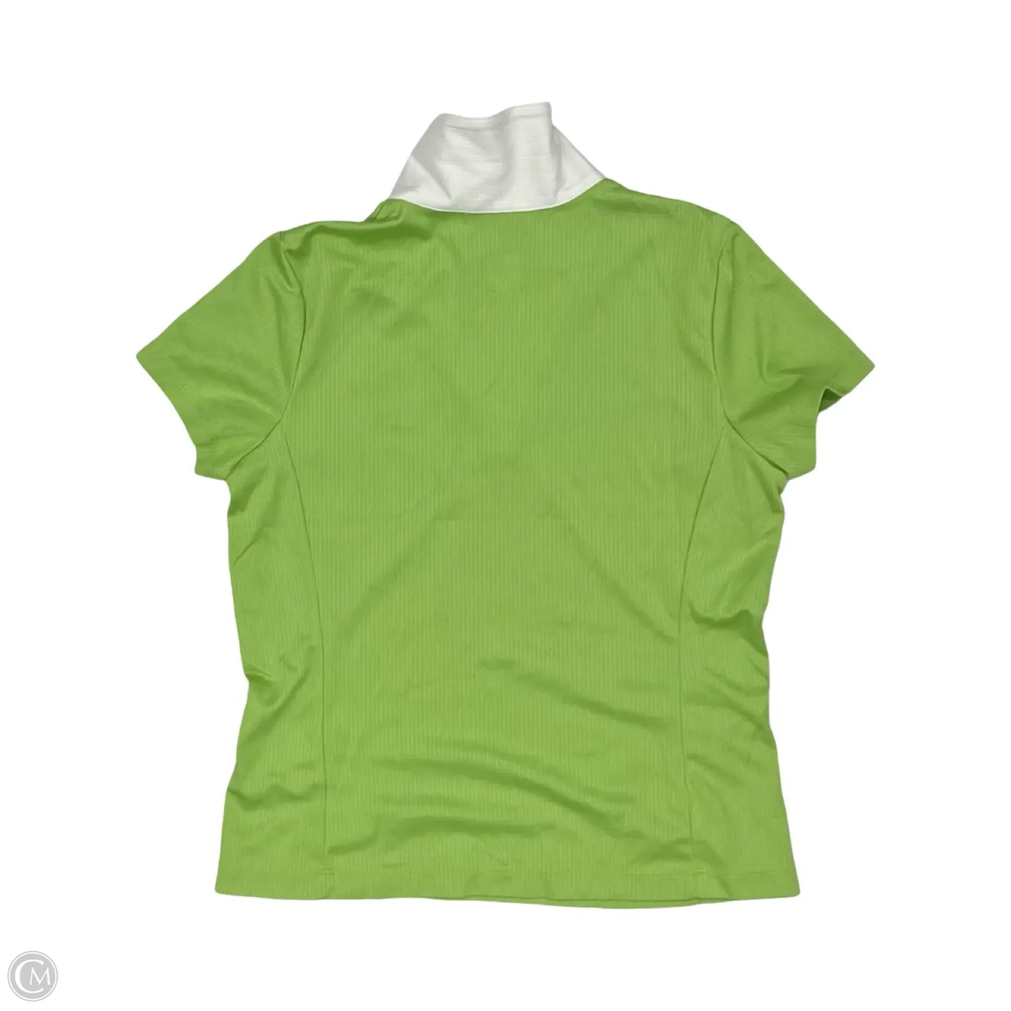Athletic Top Short Sleeve By Tail In Green, Size: M