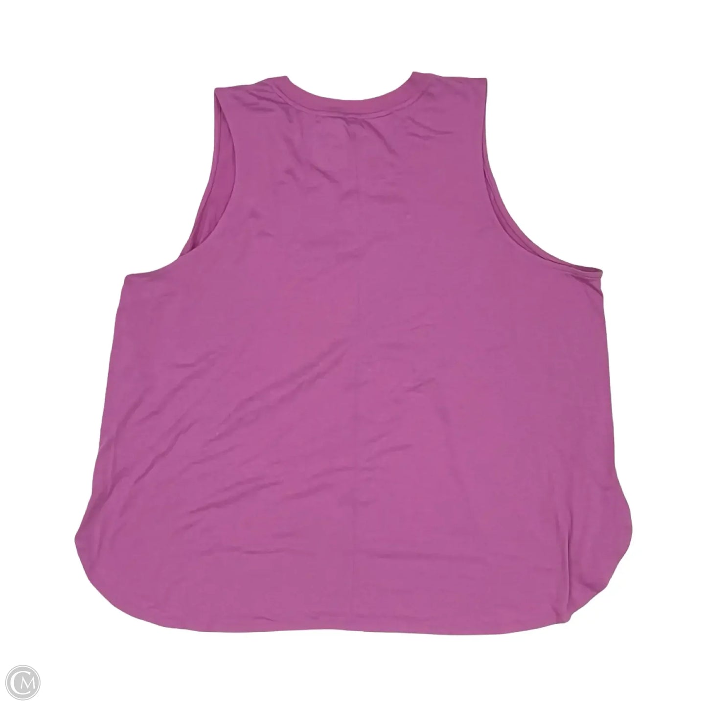 Athletic Tank Top By Tek Gear In Purple, Size: 3x