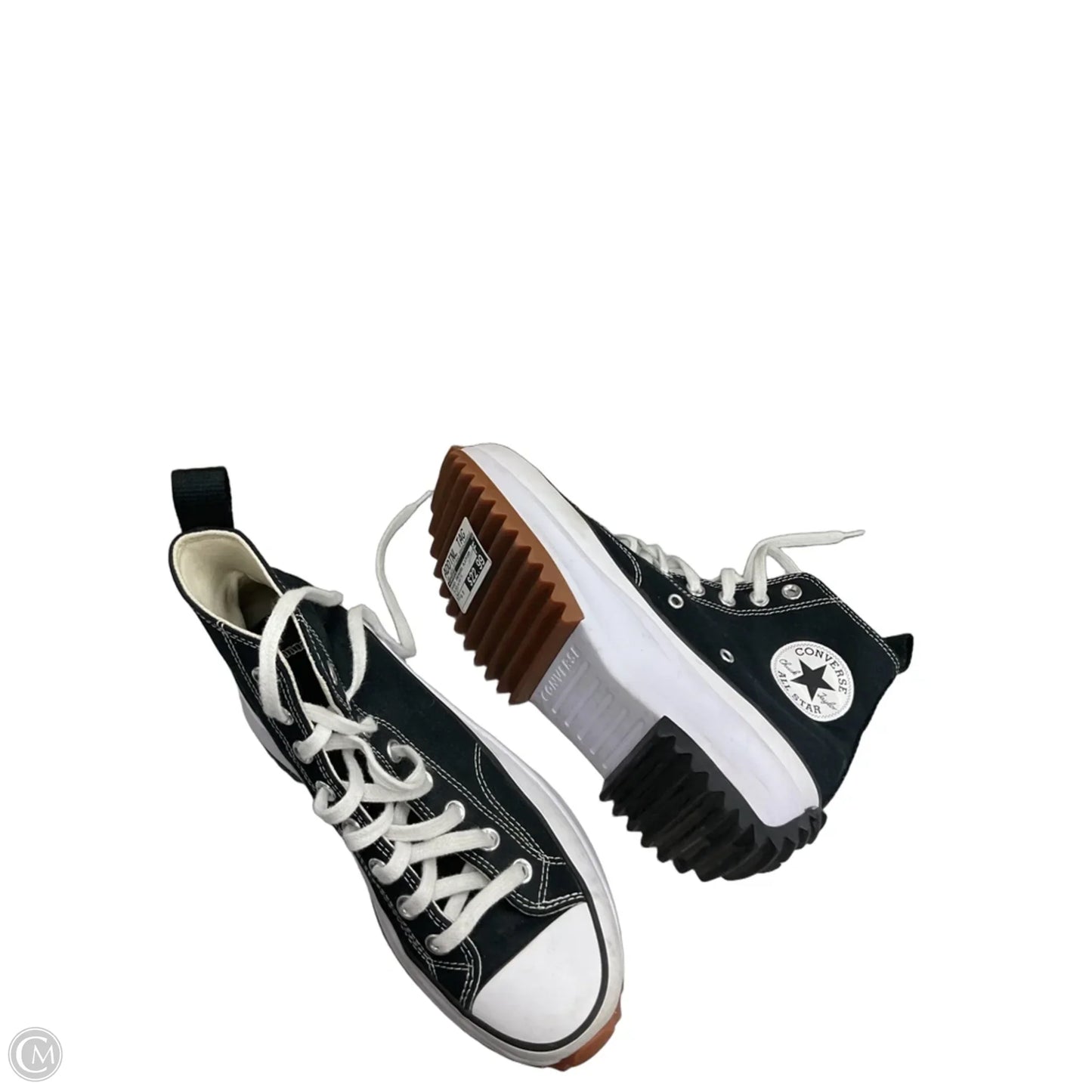 Shoes Sneakers Platform By Converse In Black & White, Size: 8.5