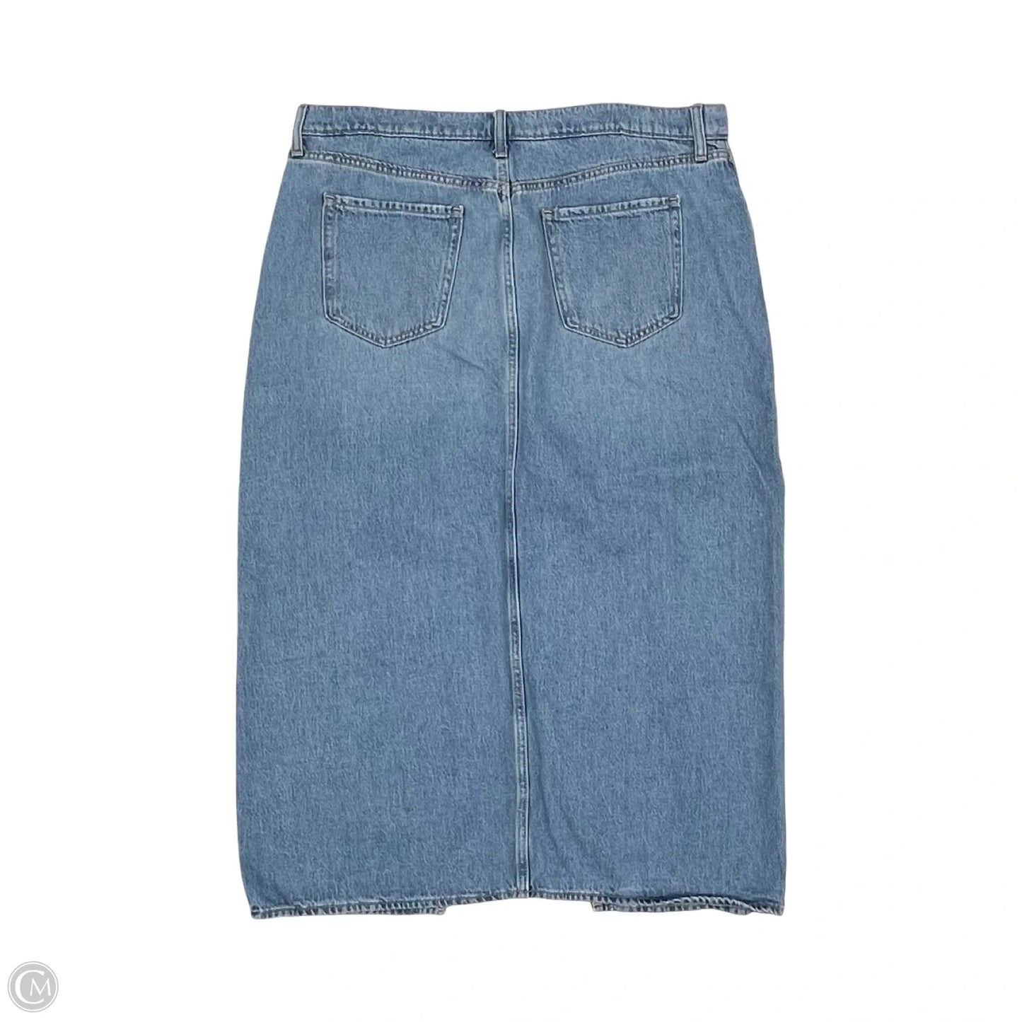 Skirt Maxi By Old Navy In Blue Denim, Size: 16