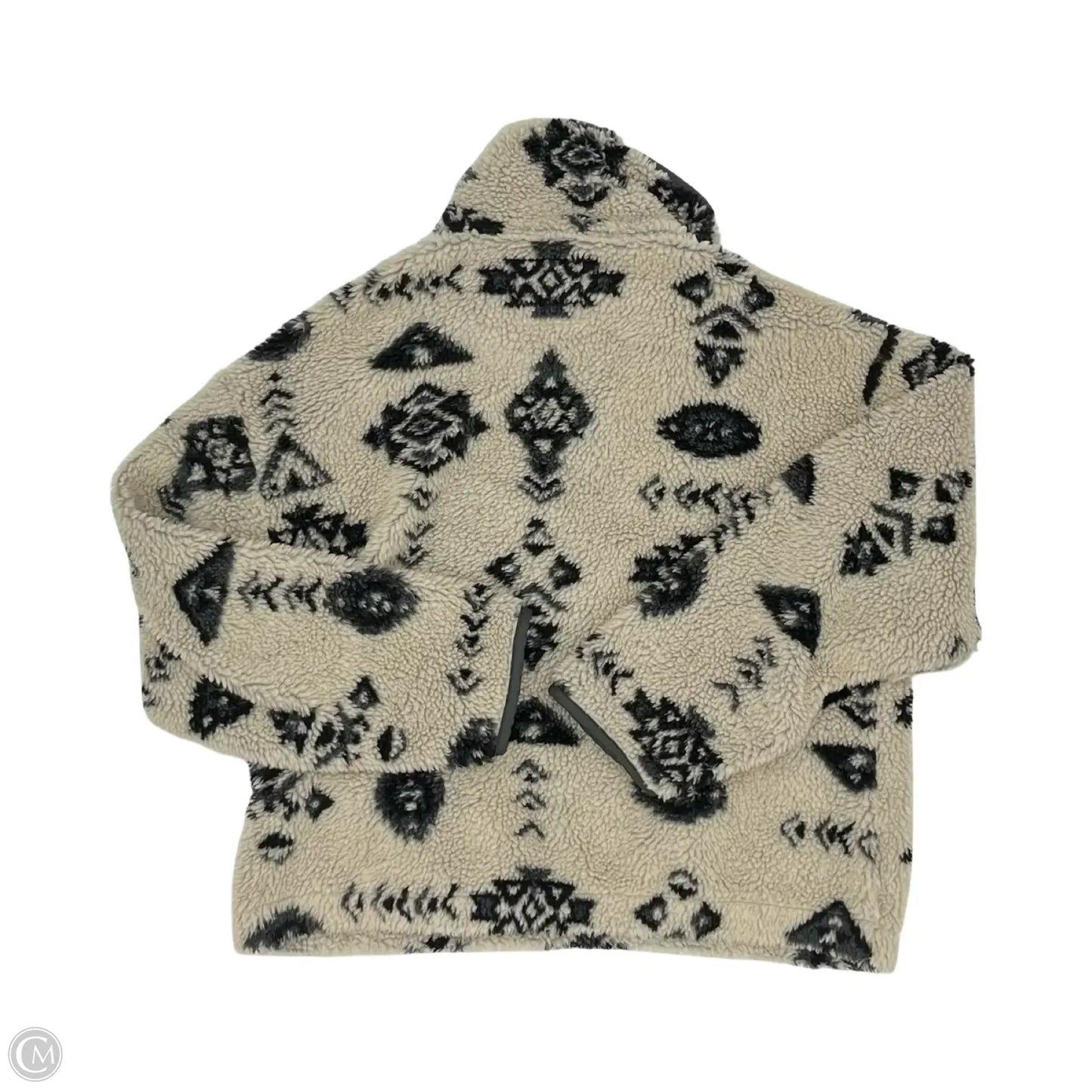 Sweatshirt Collar By Dylan In Tan, Size: L