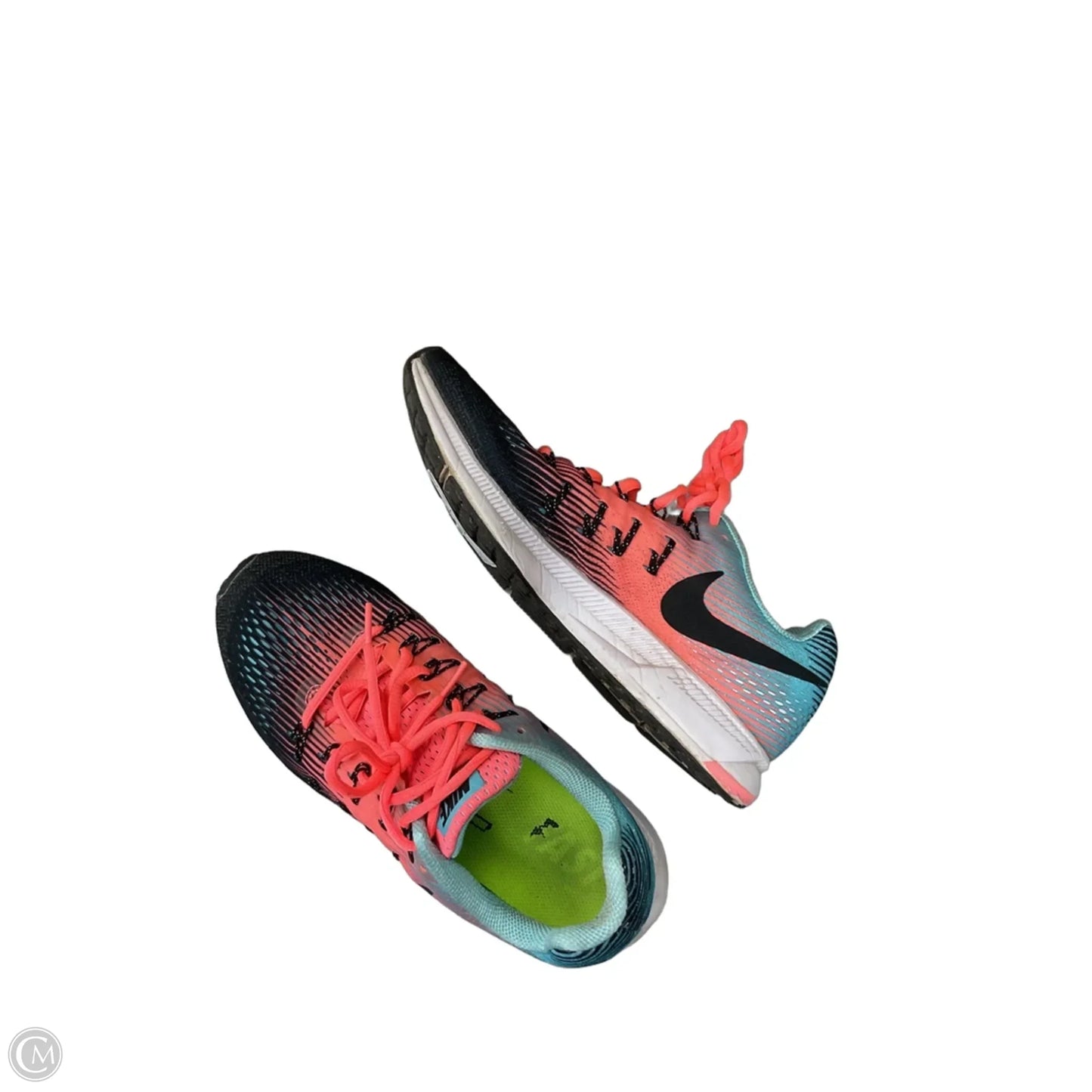 Shoes Athletic By Nike In Blue & Orange, Size: 8