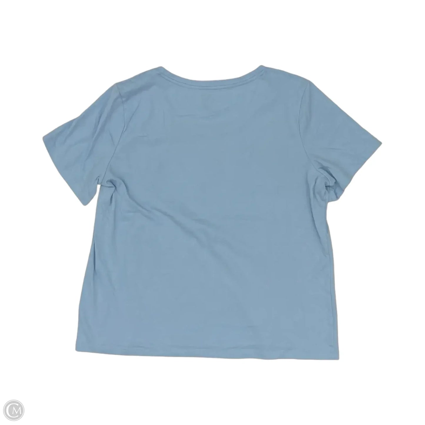 Top Short Sleeve By Coral Bay In Blue, Size: Xl
