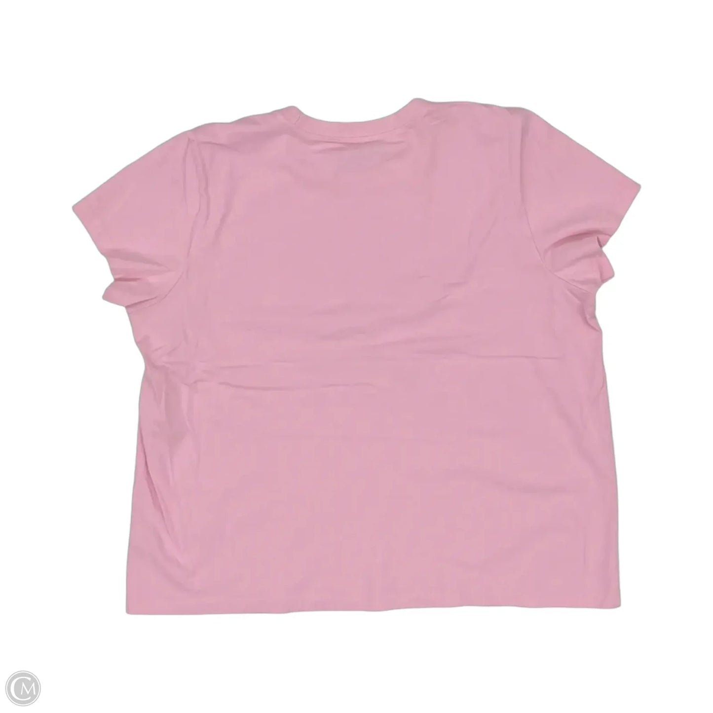 Top Short Sleeve By Life Is Good In Pink, Size: Xxl