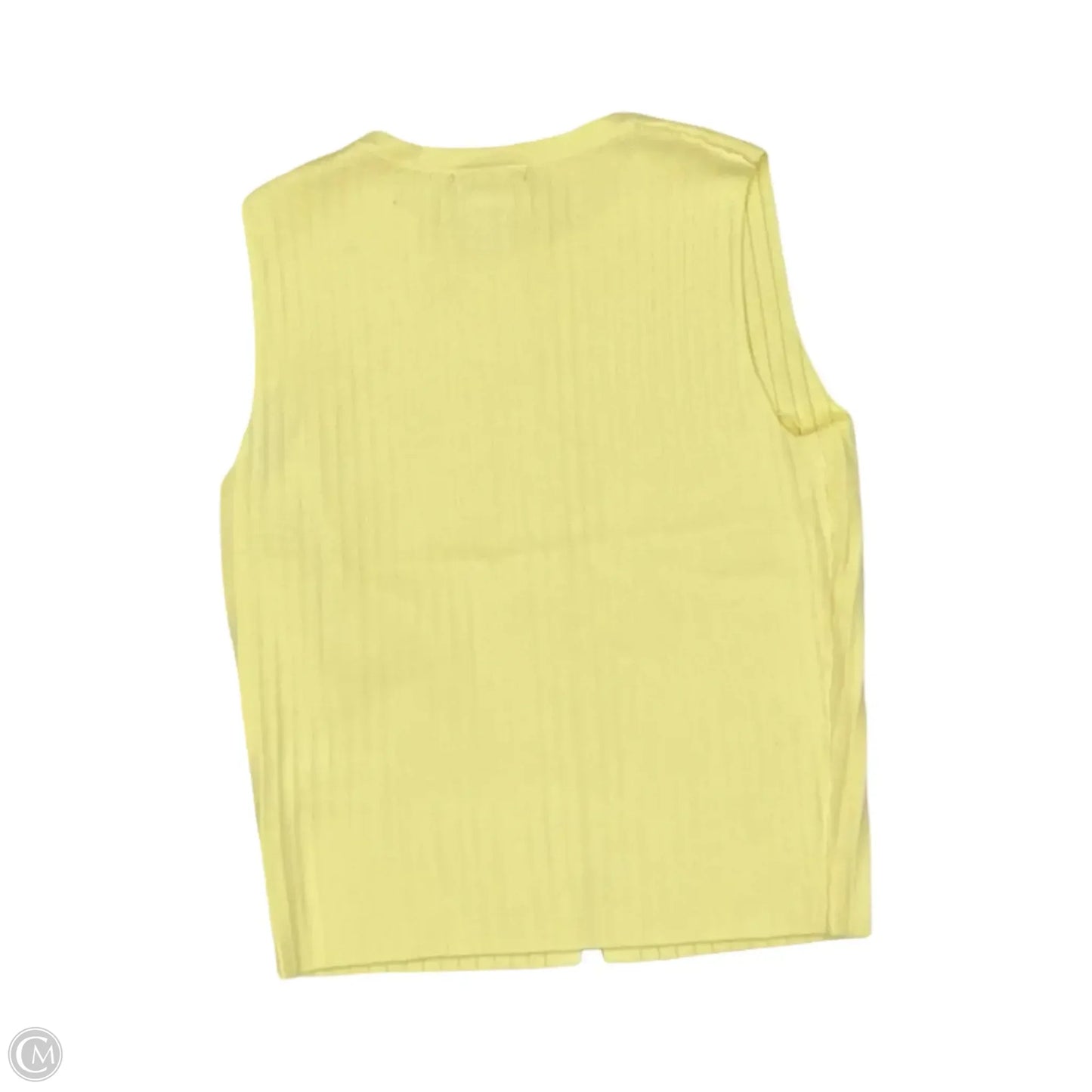 Top Sleeveless By Clothes Mentor In Yellow, Size: Xs