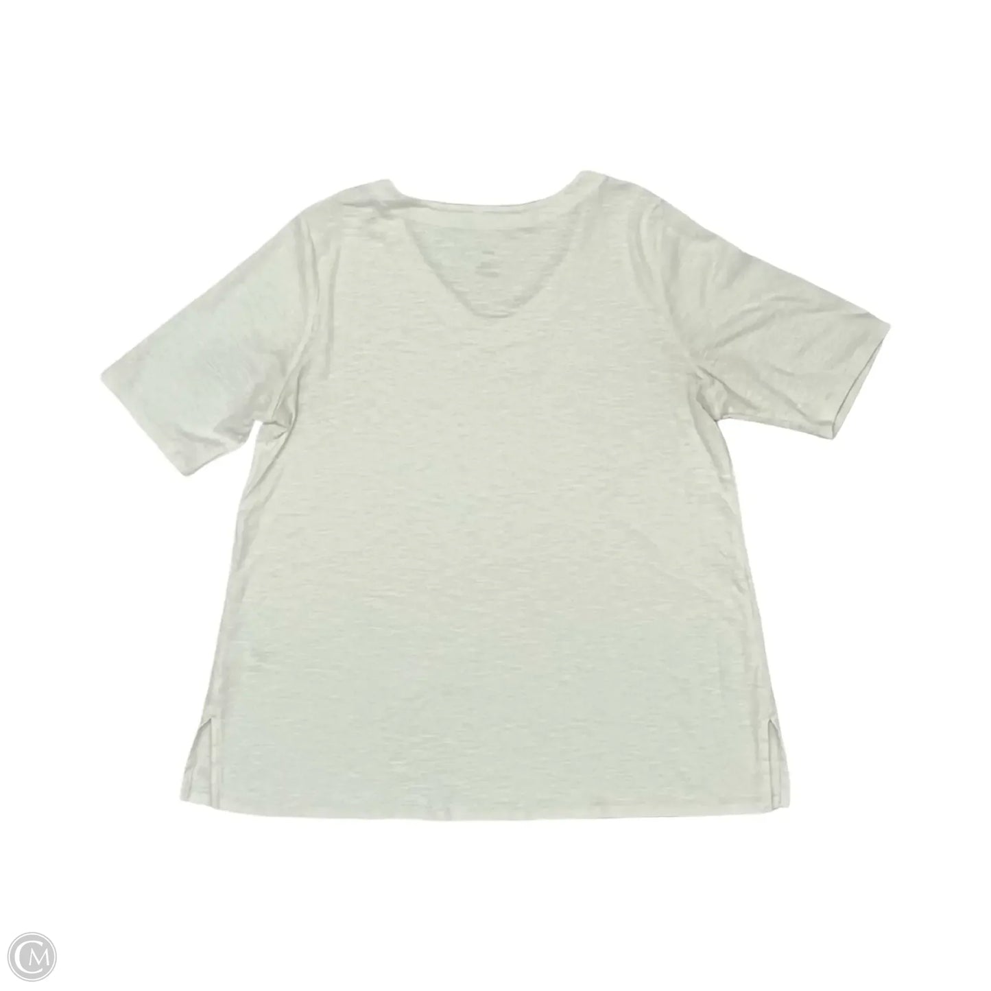 Top Short Sleeve By J. Jill In White, Size: L