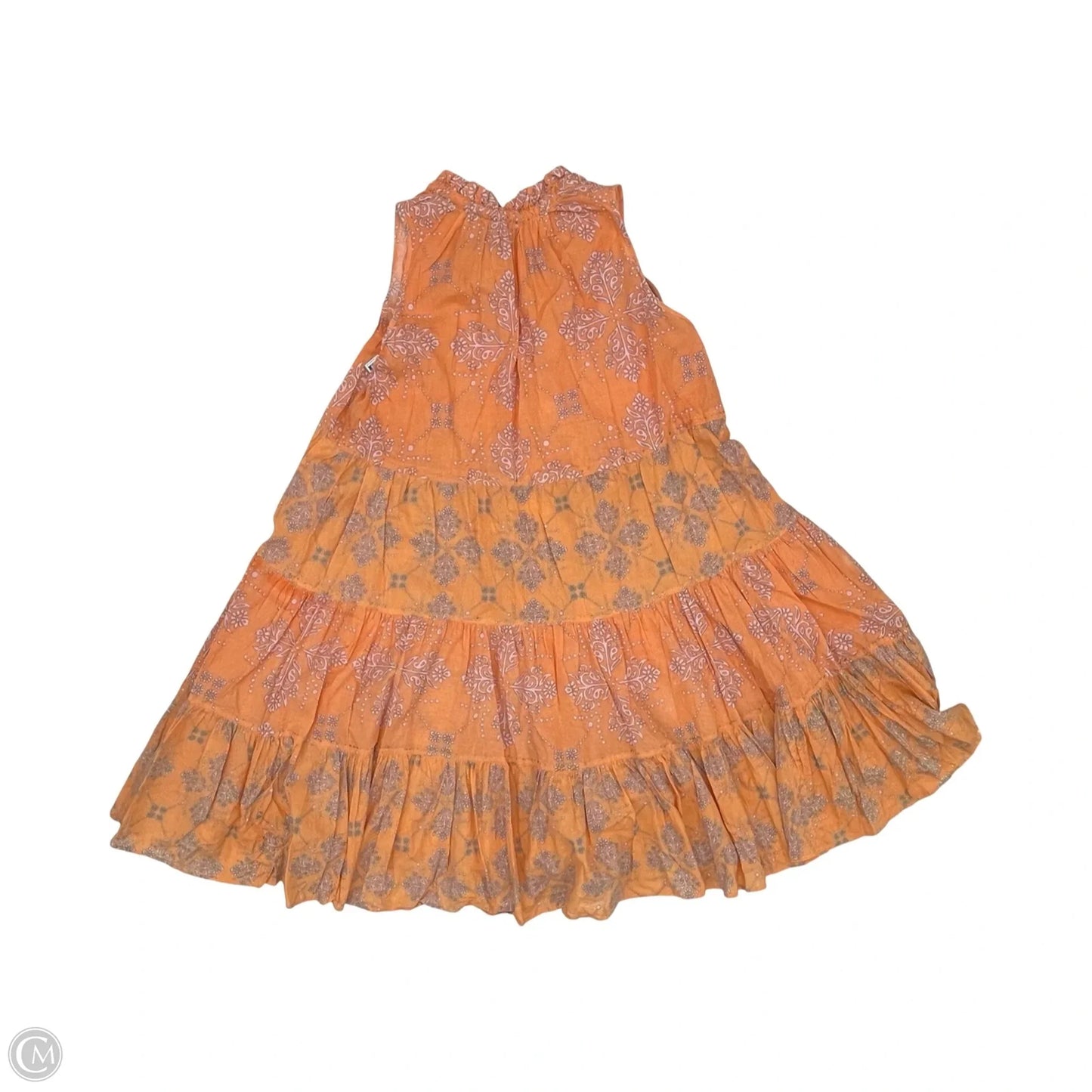 Dress Party Short By Chelsea And Theodore In Orange, Size: 1x