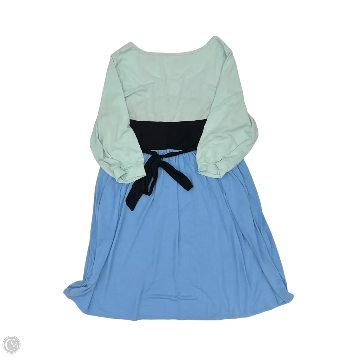 Dress Casual Short By Disney In Black & Blue, Size: 3x