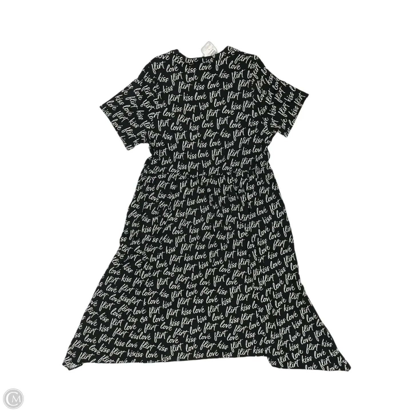 Dress Casual Midi By Torrid In Black & White, Size: 2x
