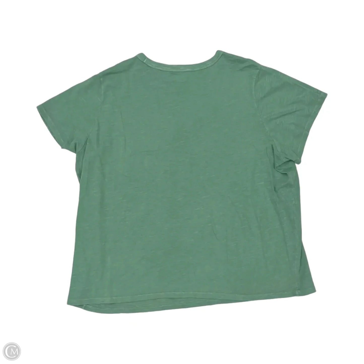 Top Short Sleeve Basic By Old Navy In Green, Size: Xxl
