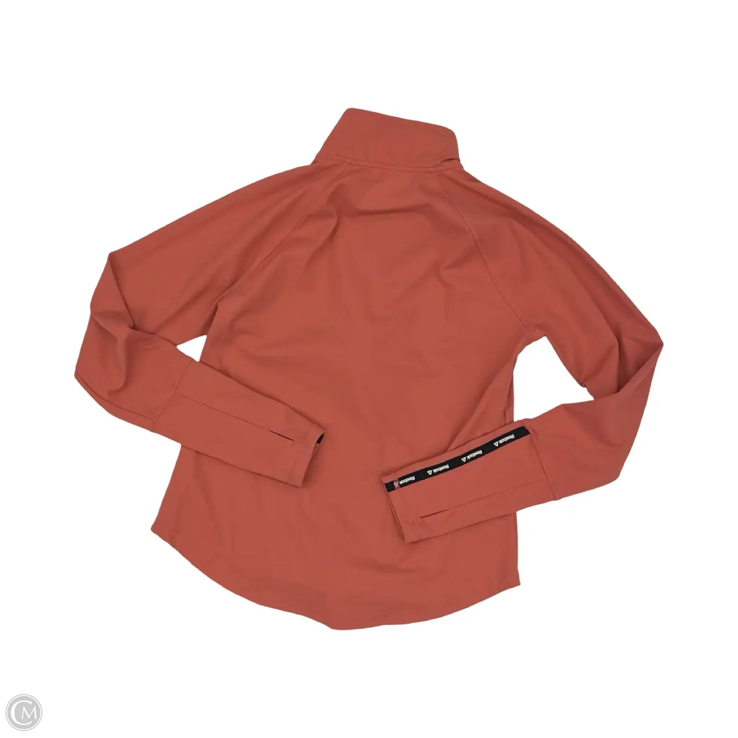 Athletic Jacket By Reebok In Pink, Size: M