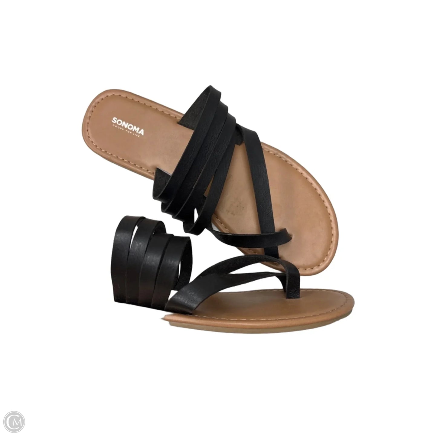 Sandals Flats By Sonoma In Black, Size: 9