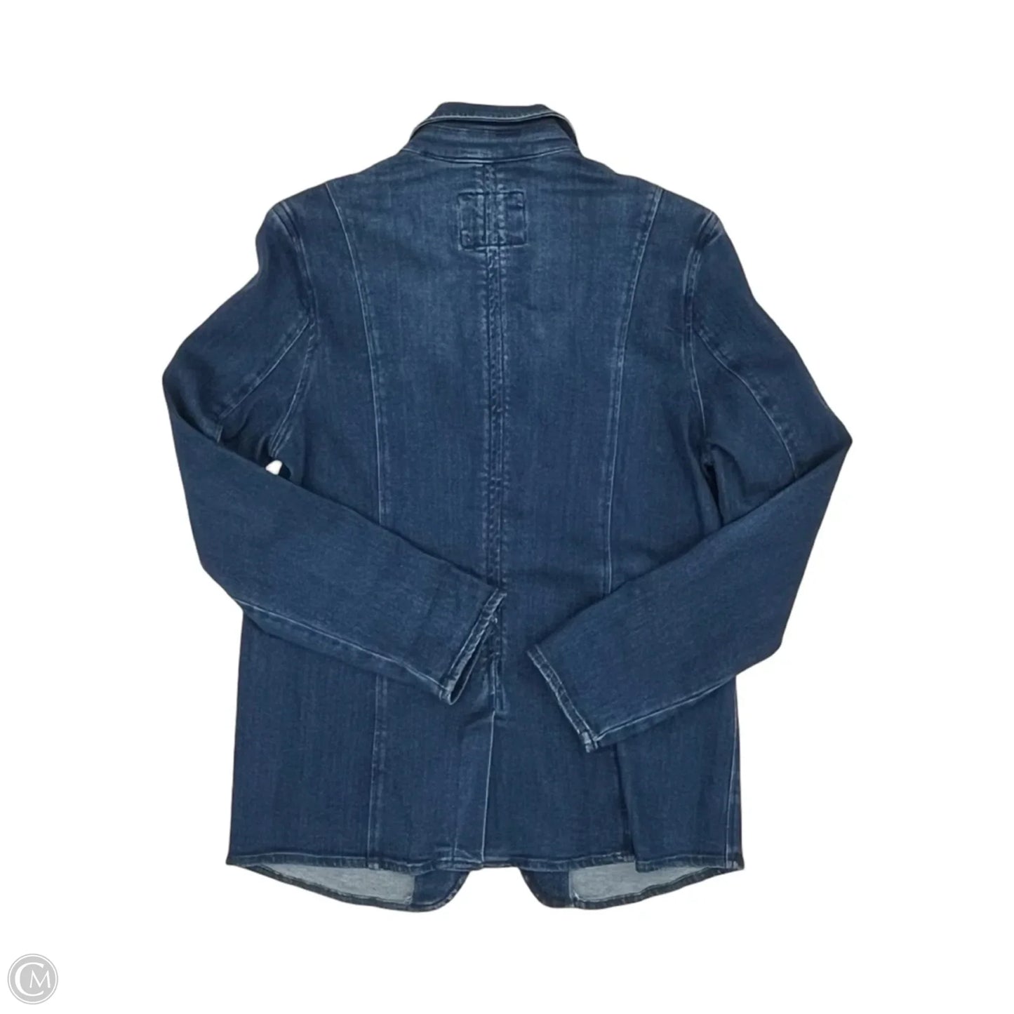 Blazer By Risen In Blue Denim, Size: M