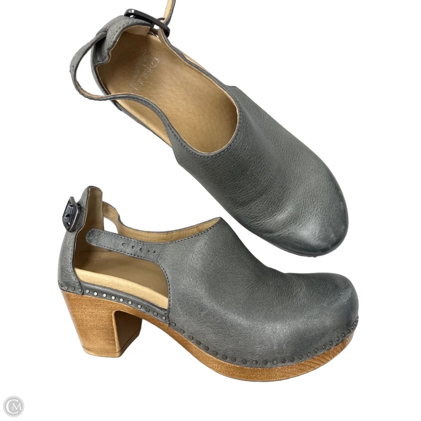 Shoes Heels Block By Dansko In Grey, Size: 7.5