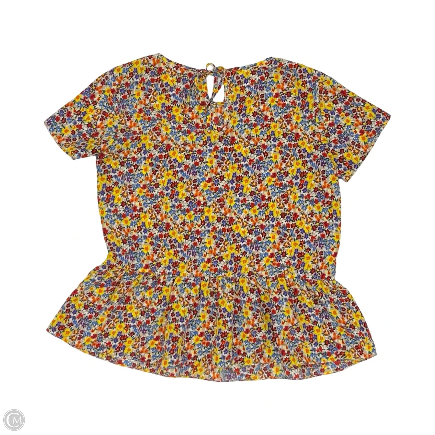 Blouse Short Sleeve By Molly Bracken In Floral Print, Size: S