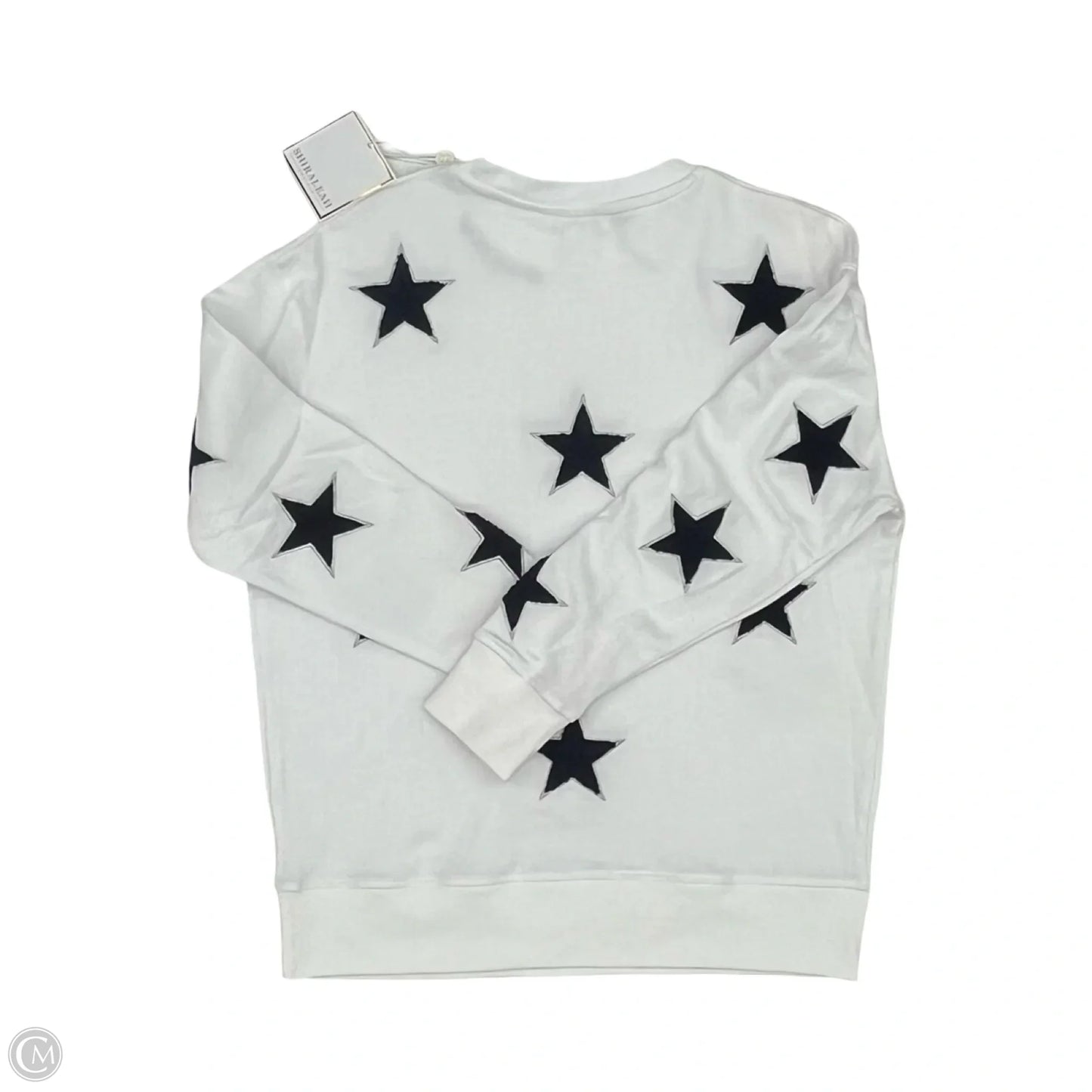 Sweatshirt Crewneck By Shiraleah In Blue & White, Size: S