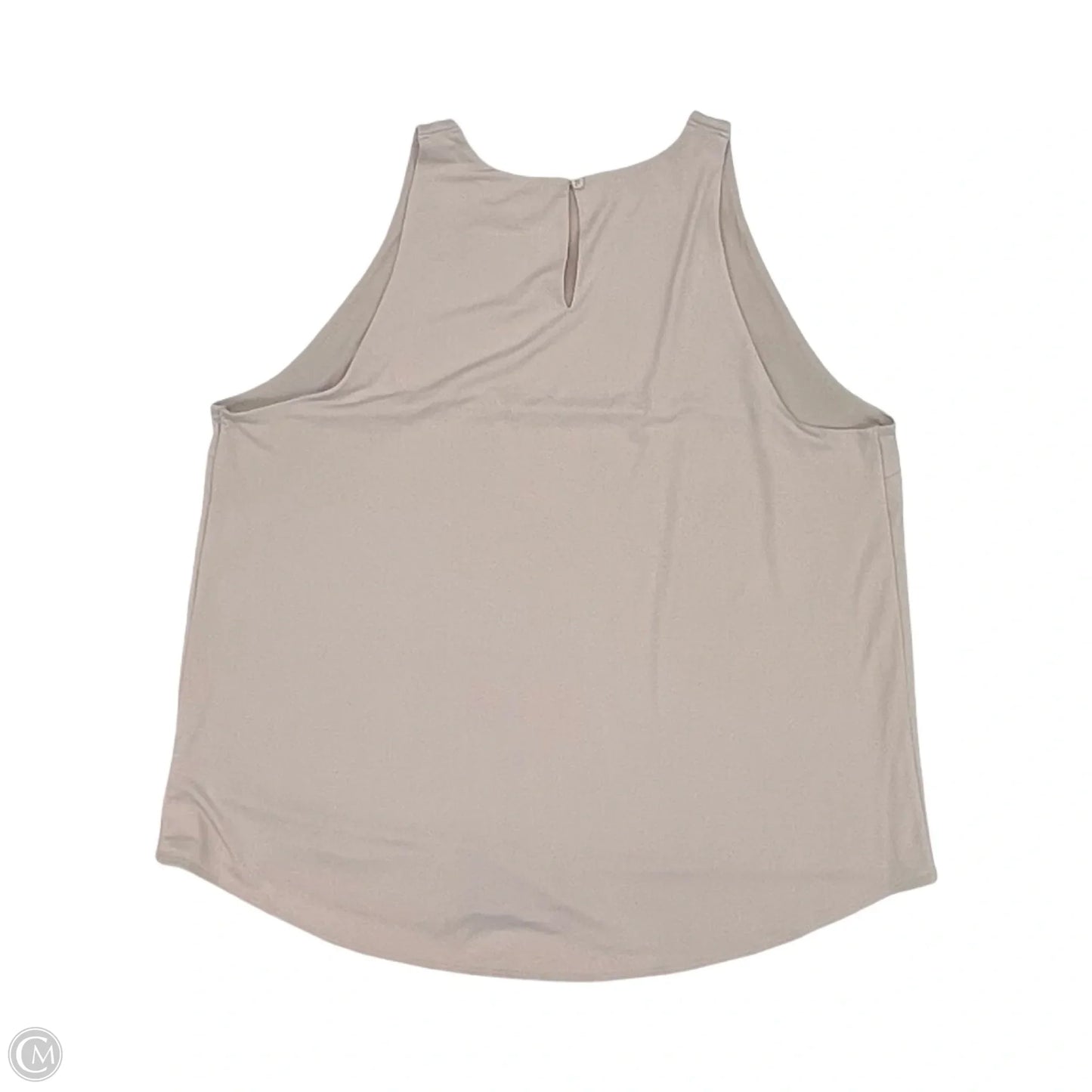 Blouse Sleeveless By Express In Cream, Size: Xl