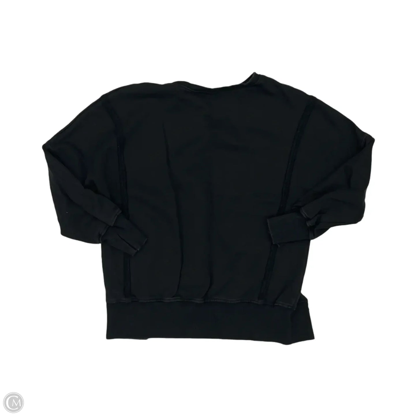 Sweatshirt Crewneck By Cme In Black, Size: S