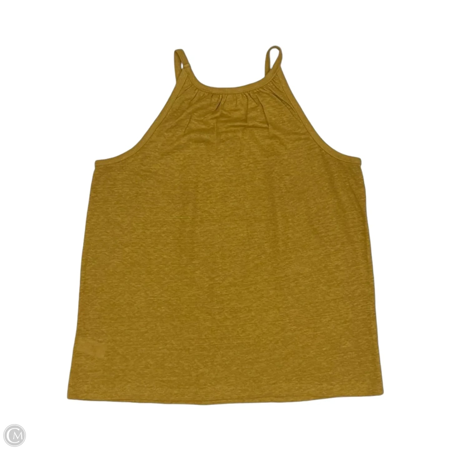 Tank Top Designer By Halston In Gold, Size: M