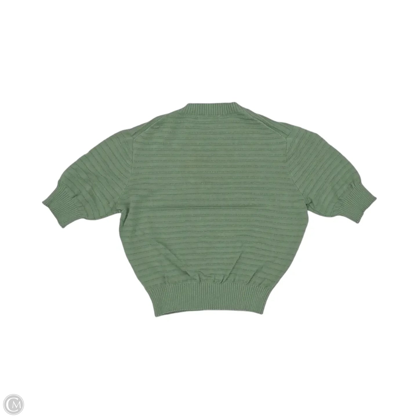 Top Short Sleeve Designer By Frye In Green, Size: S
