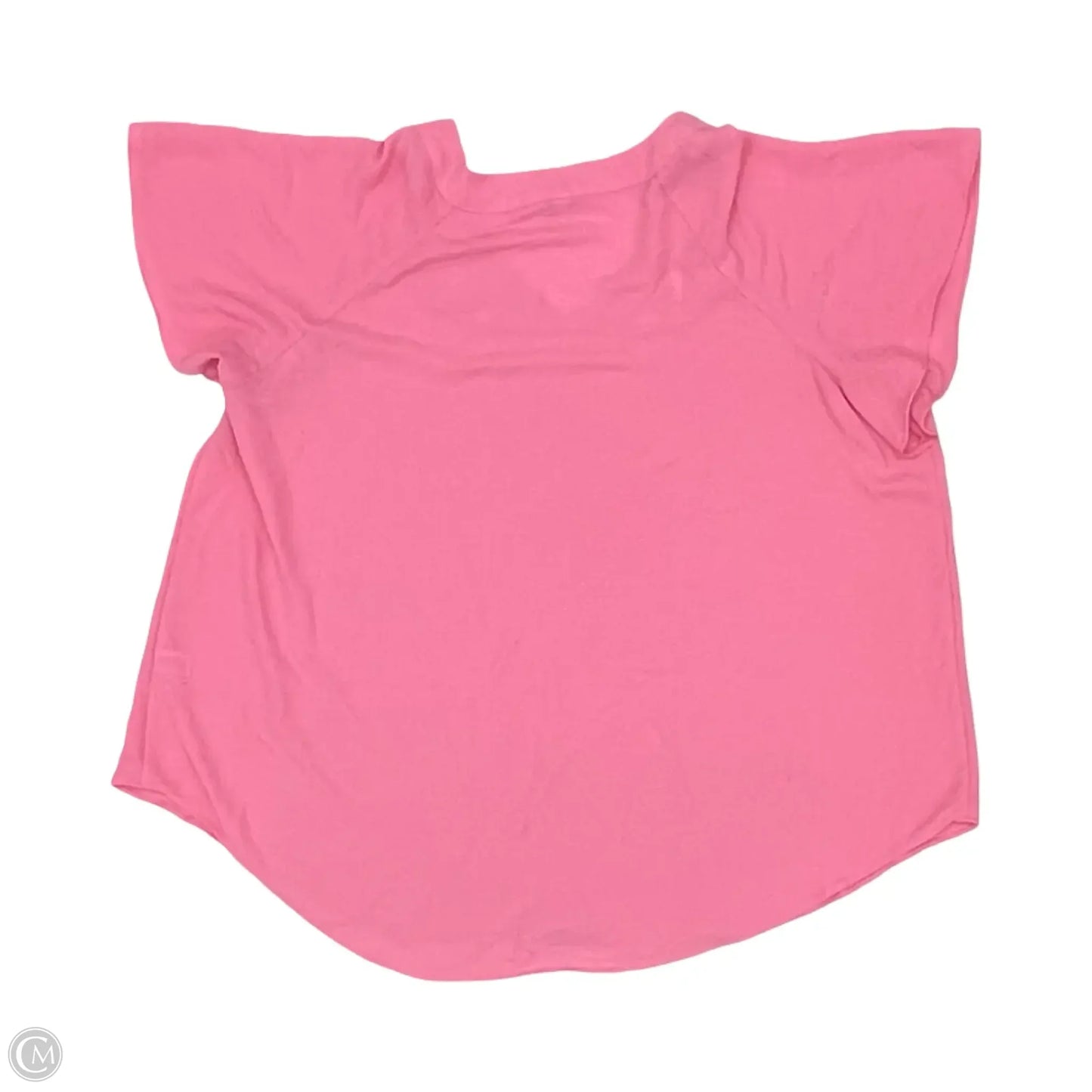 Blouse Short Sleeve By Cato In Pink, Size: 2x
