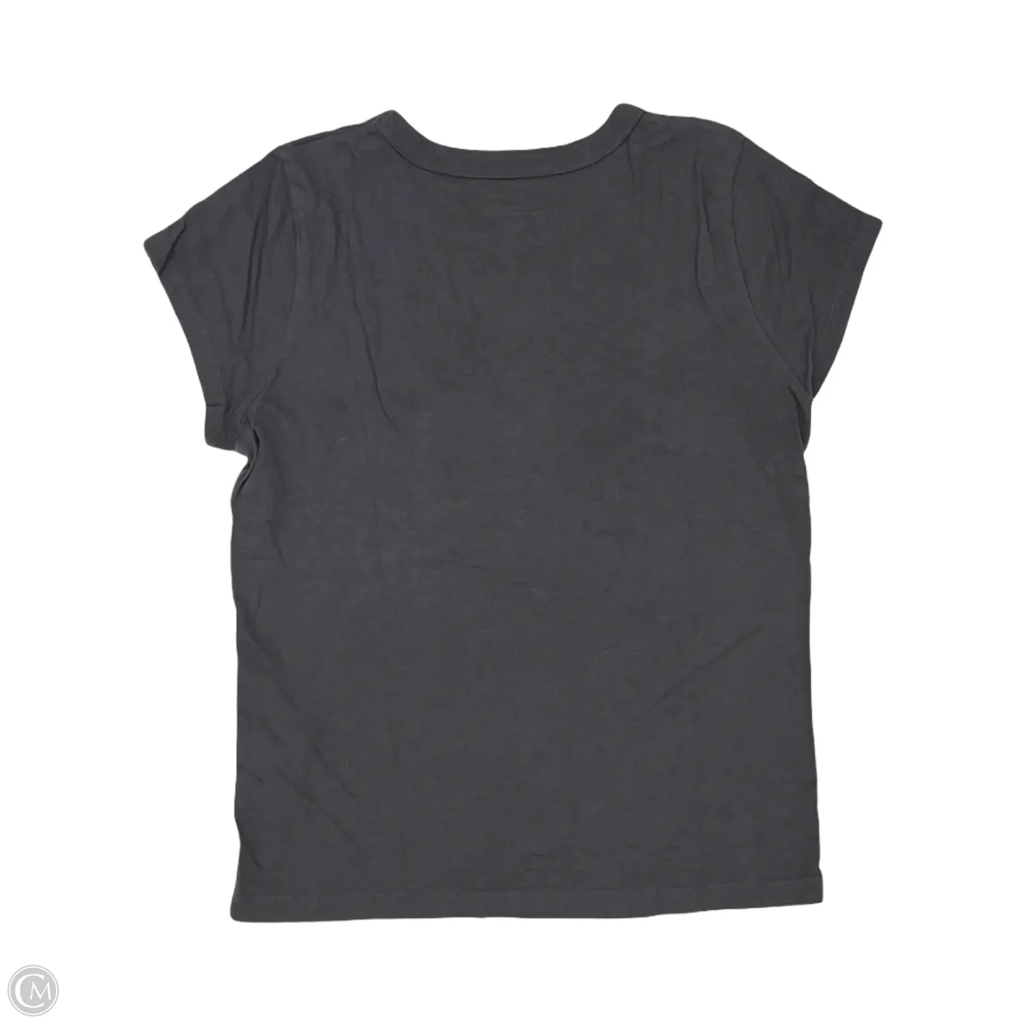 Top Short Sleeve Basic By Madewell In Grey, Size: S