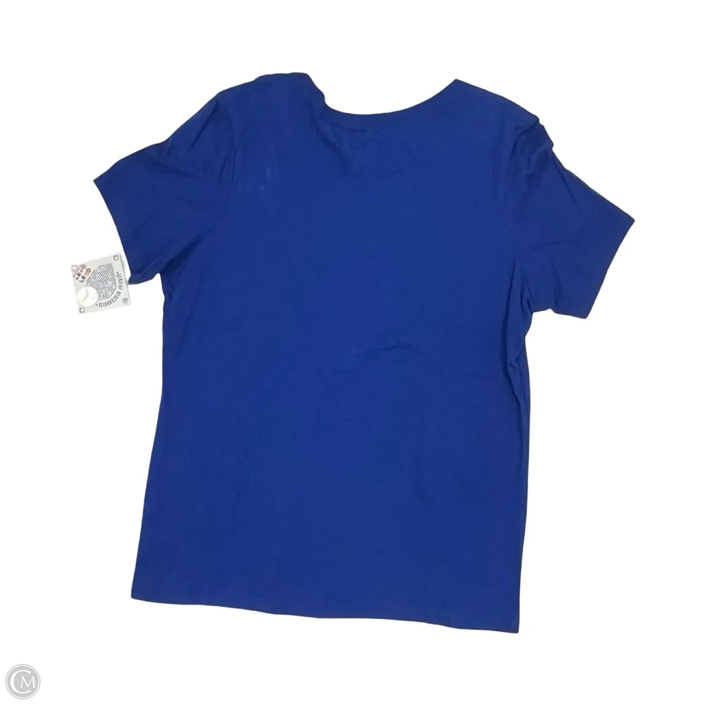 Top Short Sleeve By Majestic In Blue, Size: Xxl