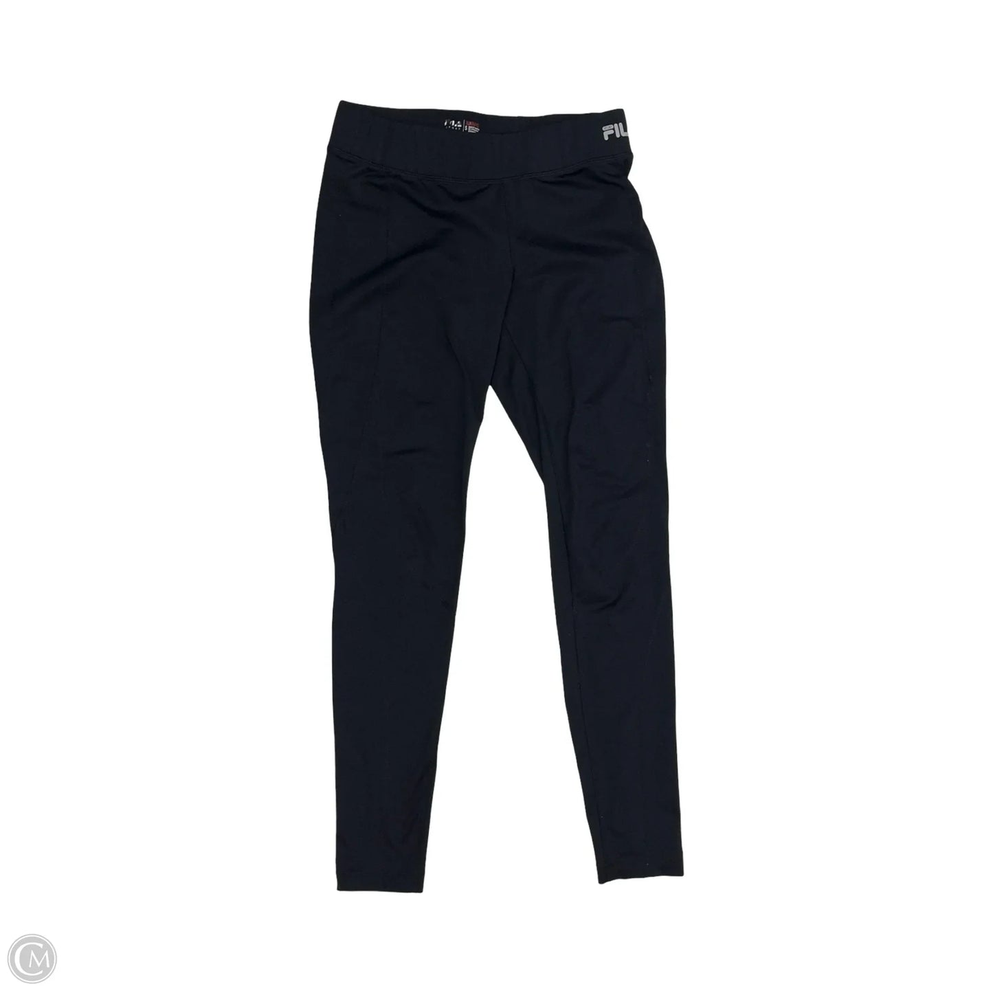 Athletic Leggings By Fila In Black, Size: S