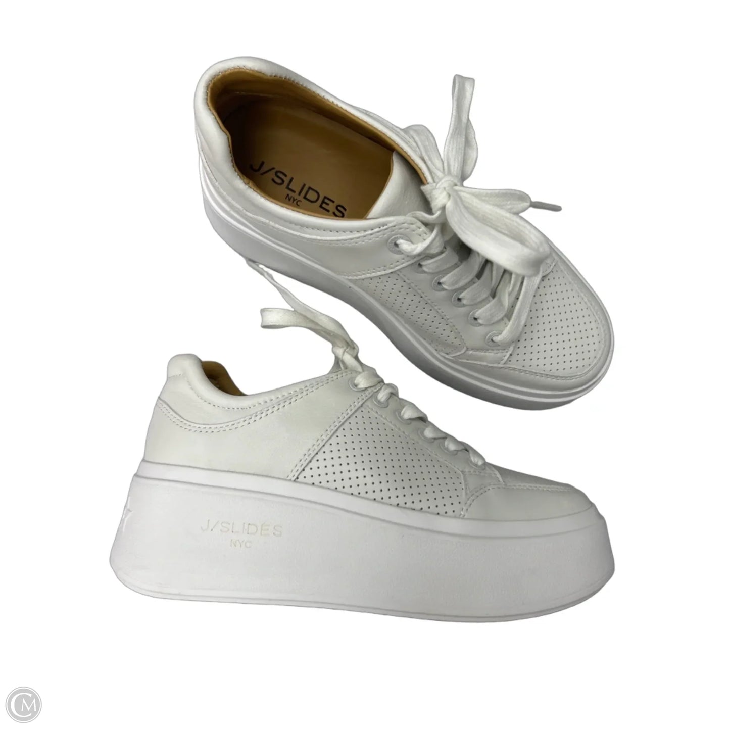 Shoes Sneakers By J Slides In White, Size: 6