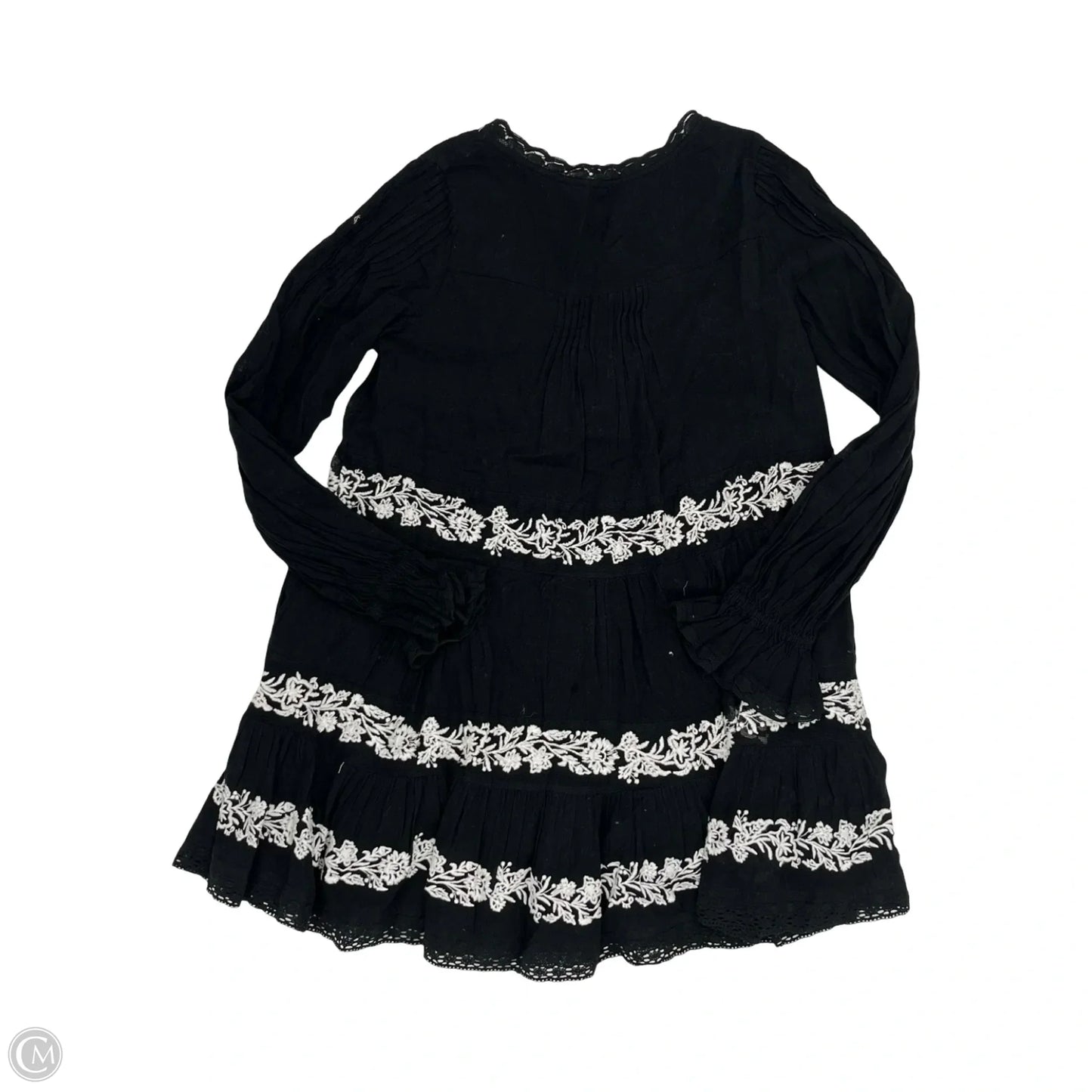 Dress Party Short By Anthropologie In Black & White, Size: S