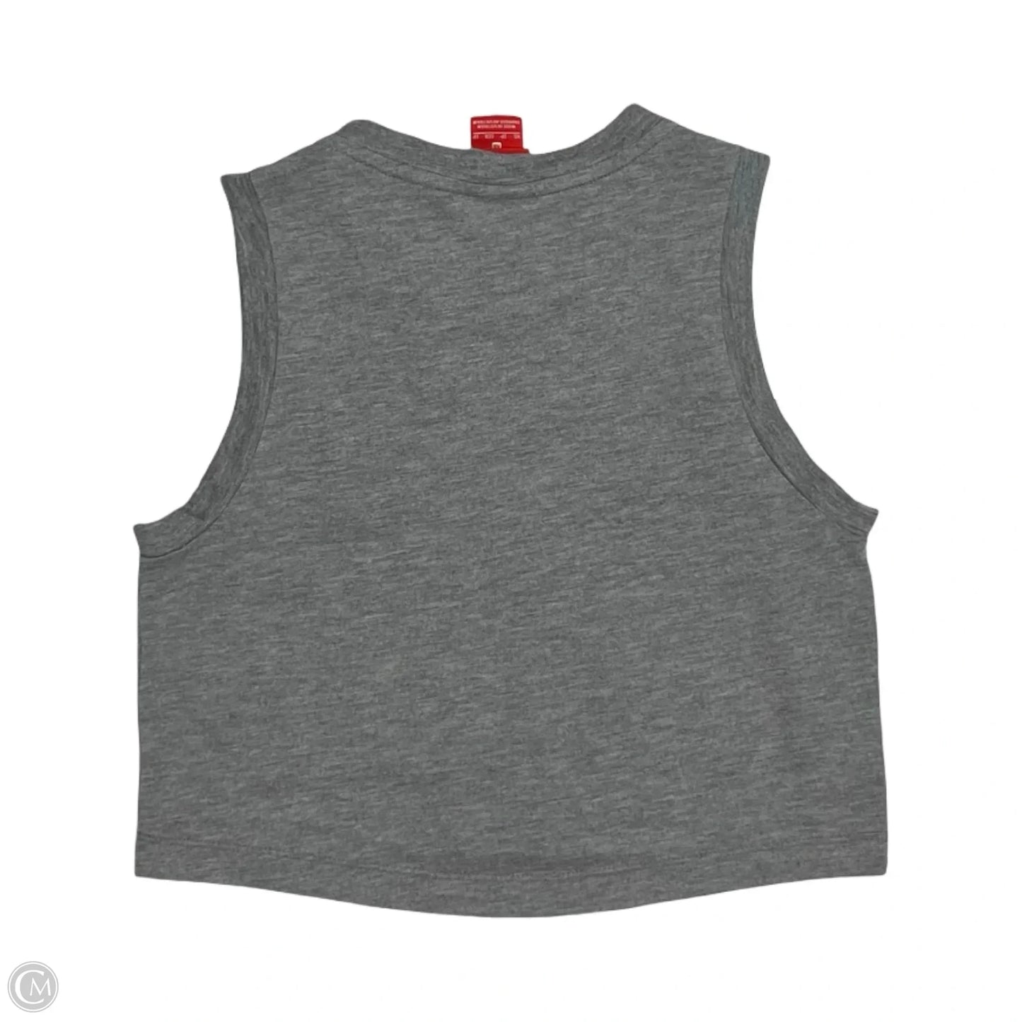 Athletic Tank Top By Nike Apparel In Black & Grey, Size: Xs