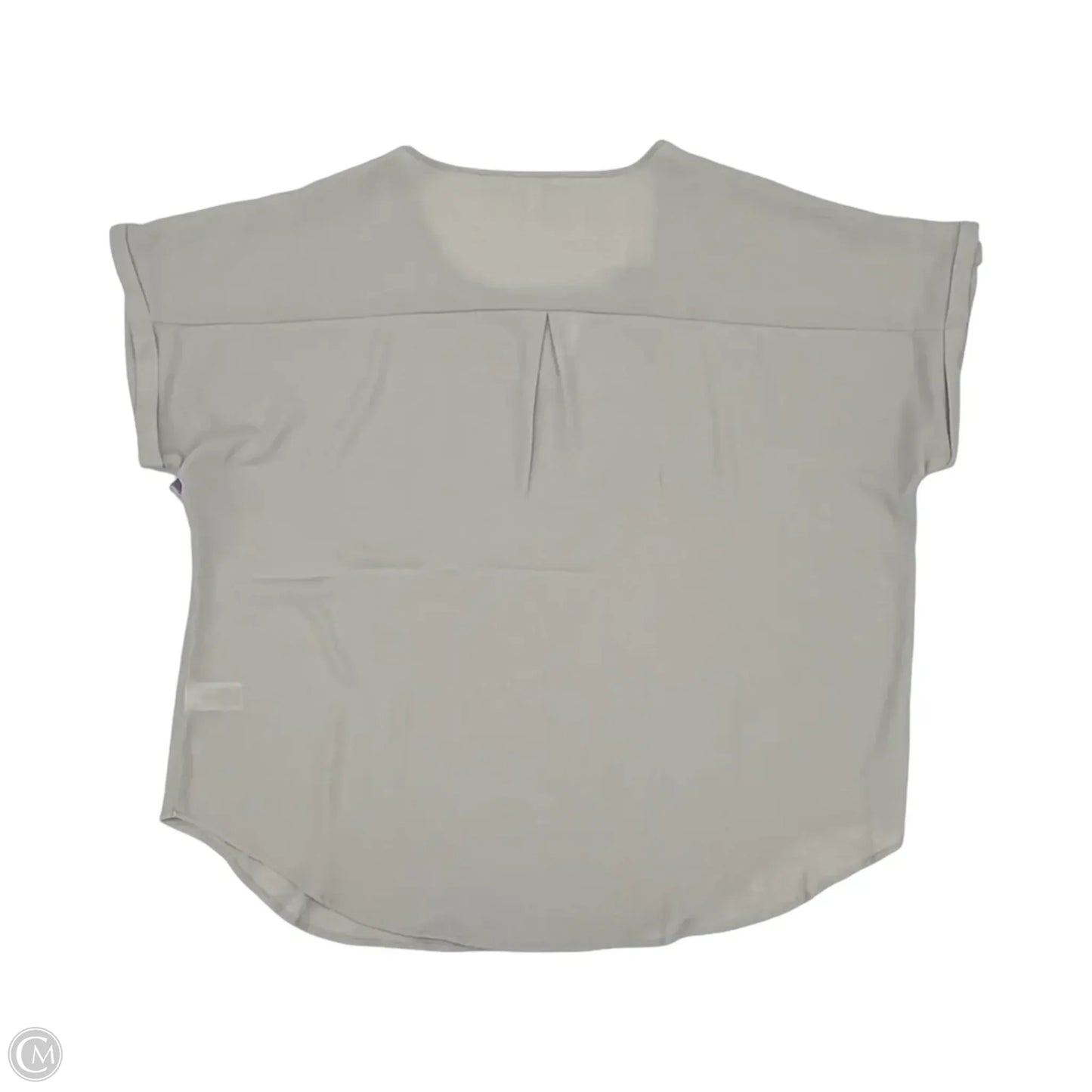 Blouse Short Sleeve By Maurices In Grey, Size: Xl