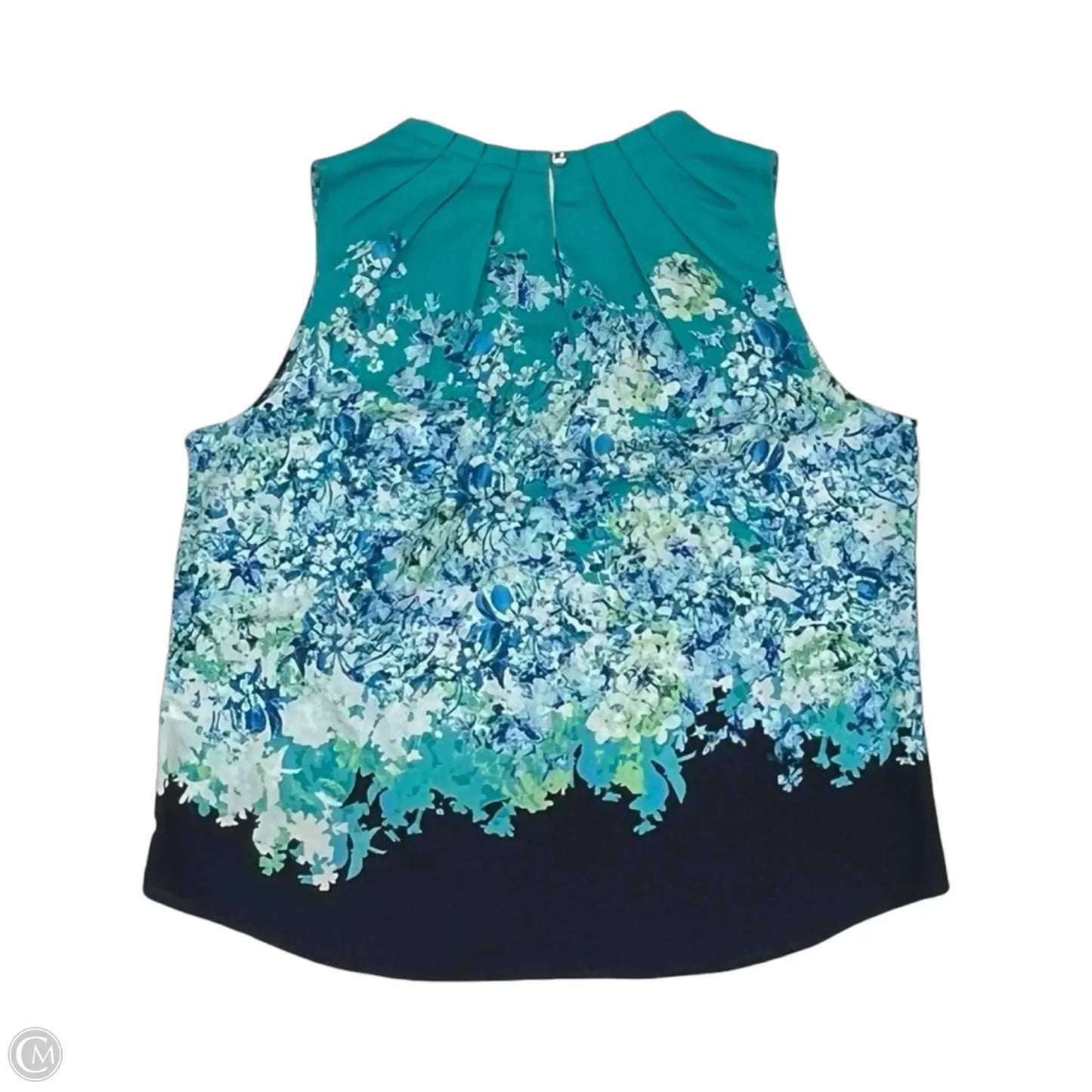 Blouse Sleeveless By New York And Co In Blue, Size: Xl