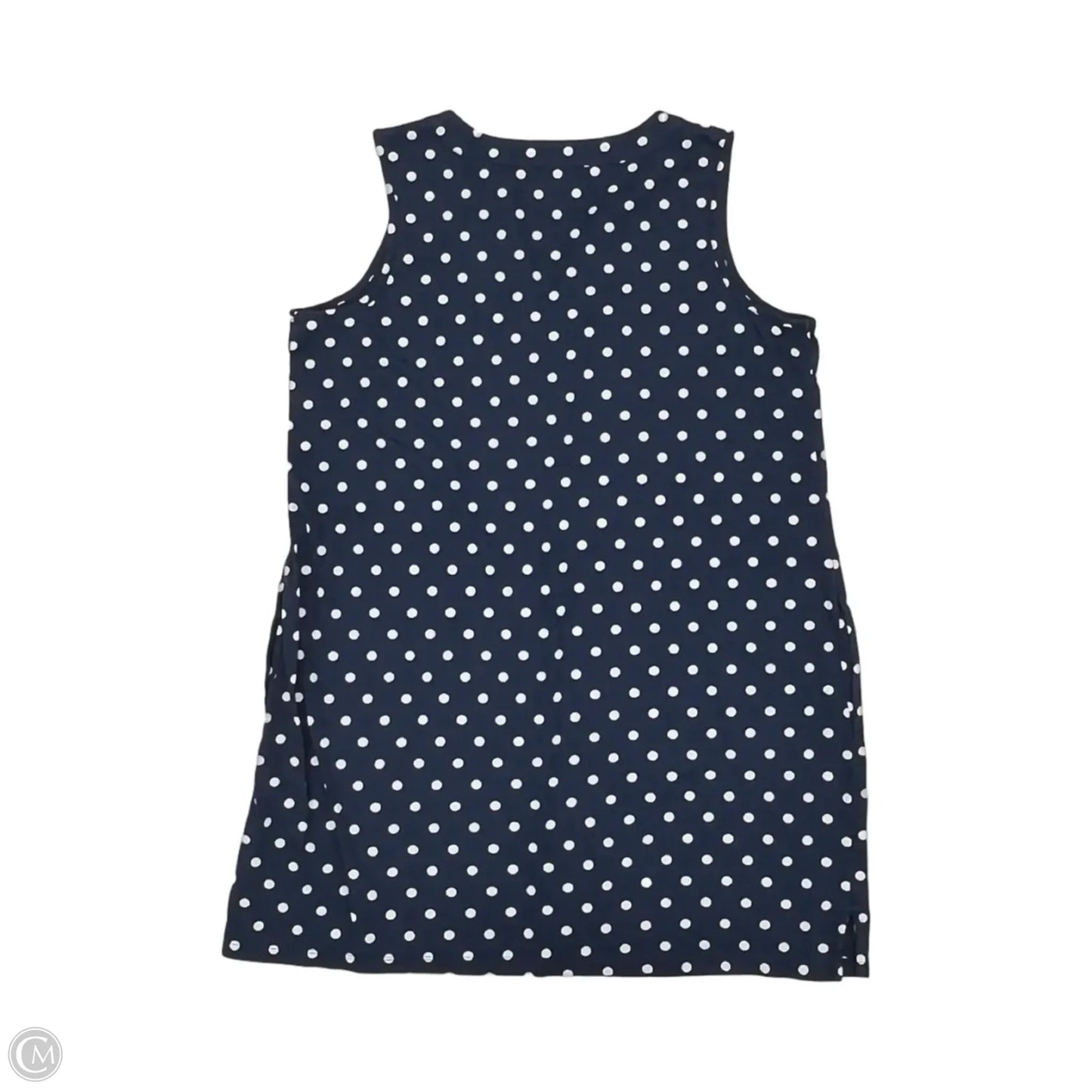 Dress Casual Short By Lands End In Blue & White, Size: Xl