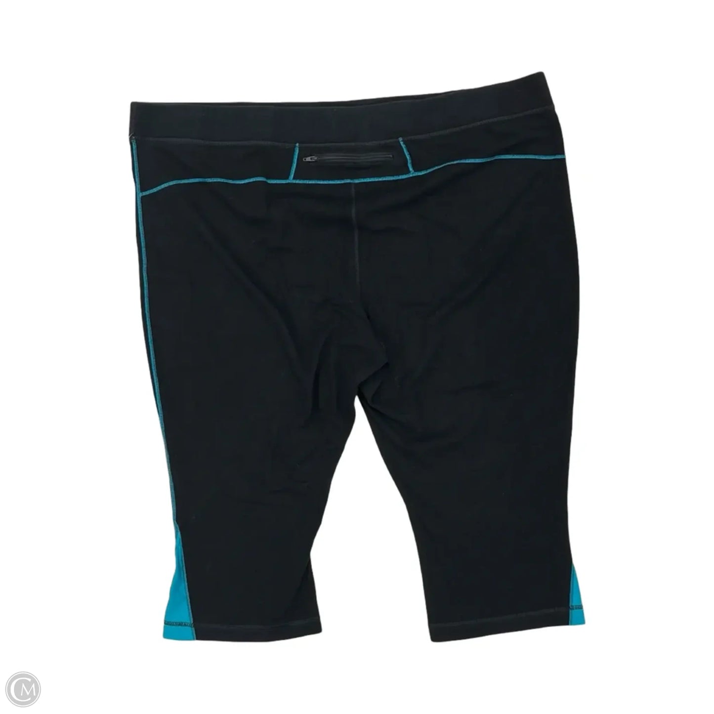 Athletic Leggings Capris By Fila In Black, Size: 3x