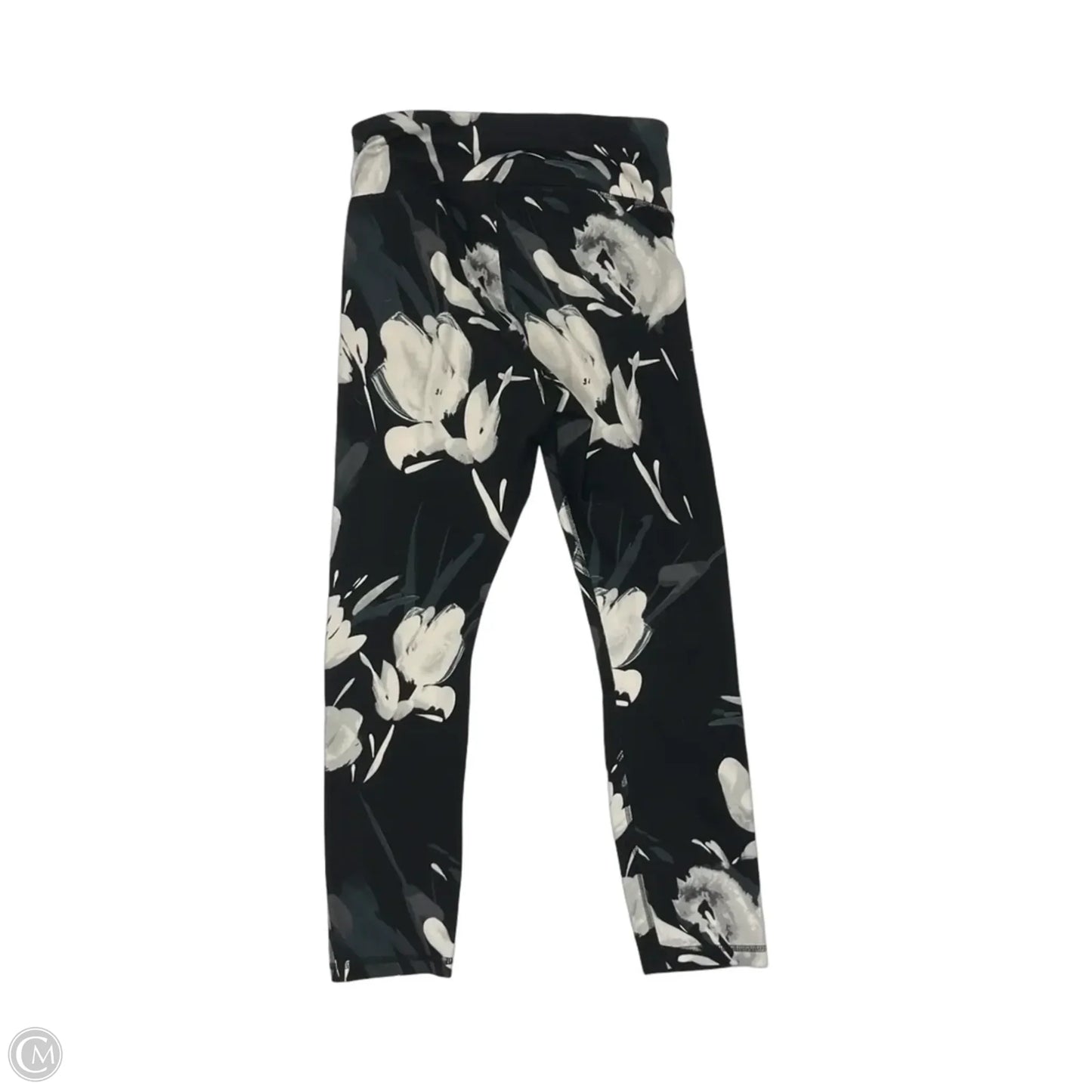 Athletic Leggings By All In Motion In Black & Cream, Size: S